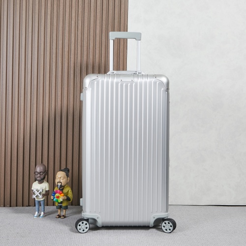 Rimowa Original Silver Trunk Plus 33-Inch Aluminum Suitcase Luggage 1 Rimowa Original Silver Trunk Plus 33-Inch Aluminum Suitcase Luggage