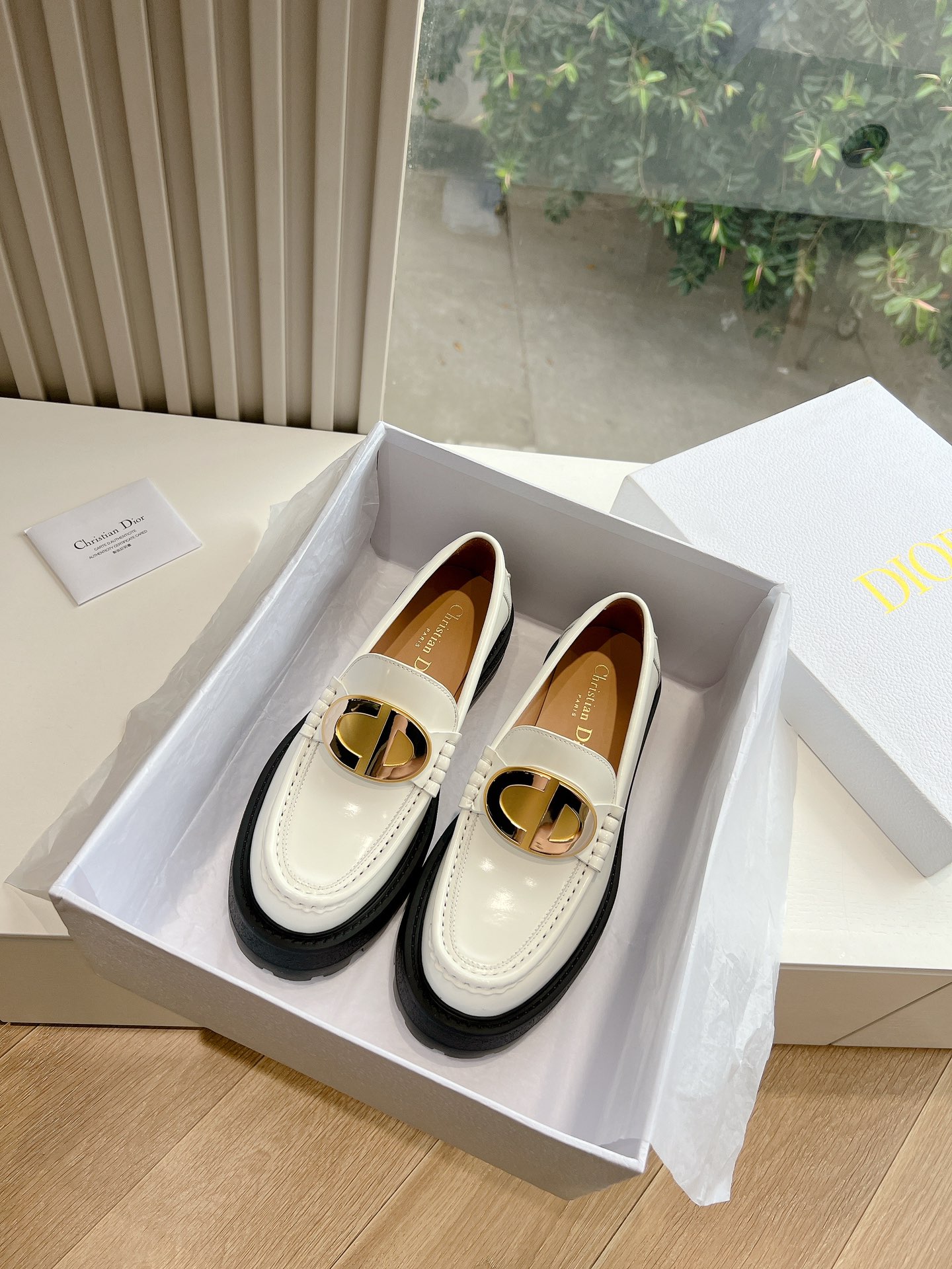 Dior AAAA
 Shoes Loafers Replica 1:1
 Cowhide Rubber Spring/Summer Collection