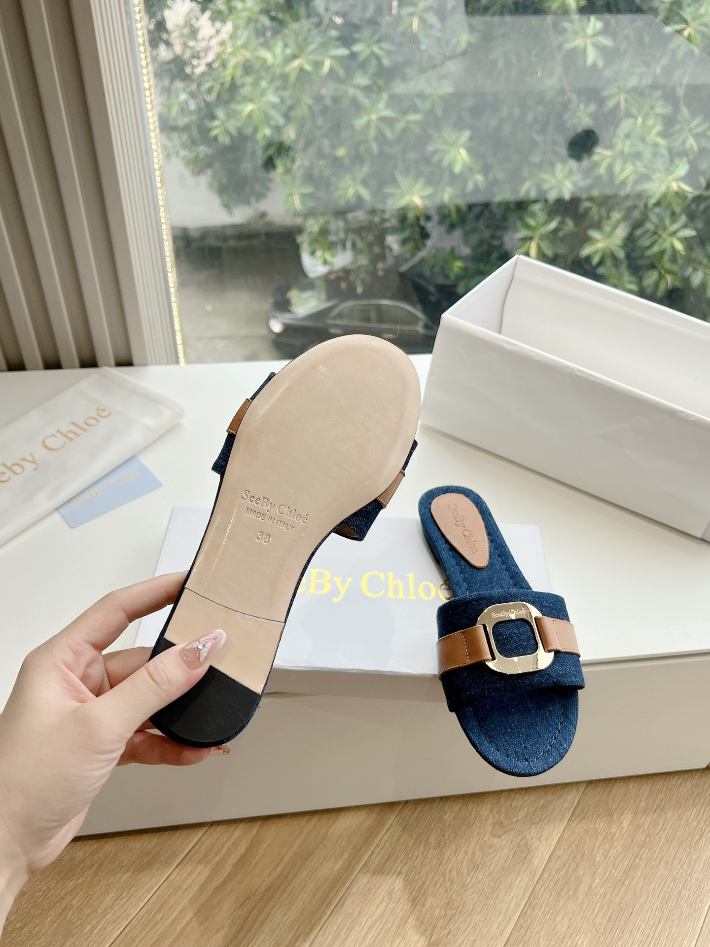 Chloe/Caucasian Weaver Shoes: Stylish Summer Sandals with High-Density Rubber Soles - 图片 9