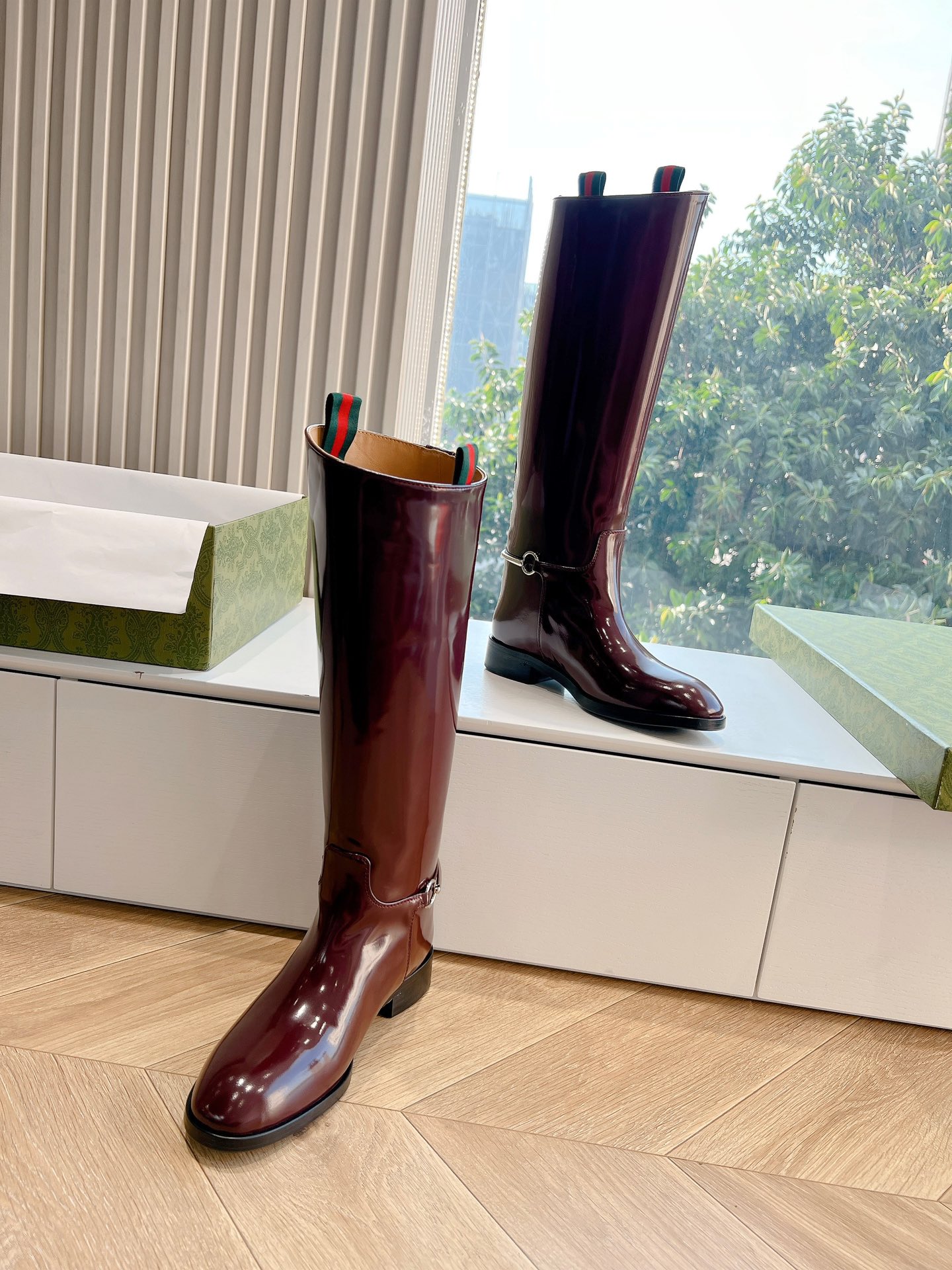 G06所见即所得 顶级版本 专柜断货王骑士靴长靴火爆全网在找的双G靴子Gucc*古驰FW走秀大爆款无原版不开发15900