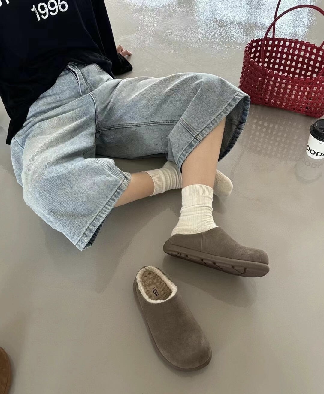 Unknown 270 ugg冬季新款女同款休闲舒适厚底圆头棉靴雪地靴棉鞋毛毛拖鞋