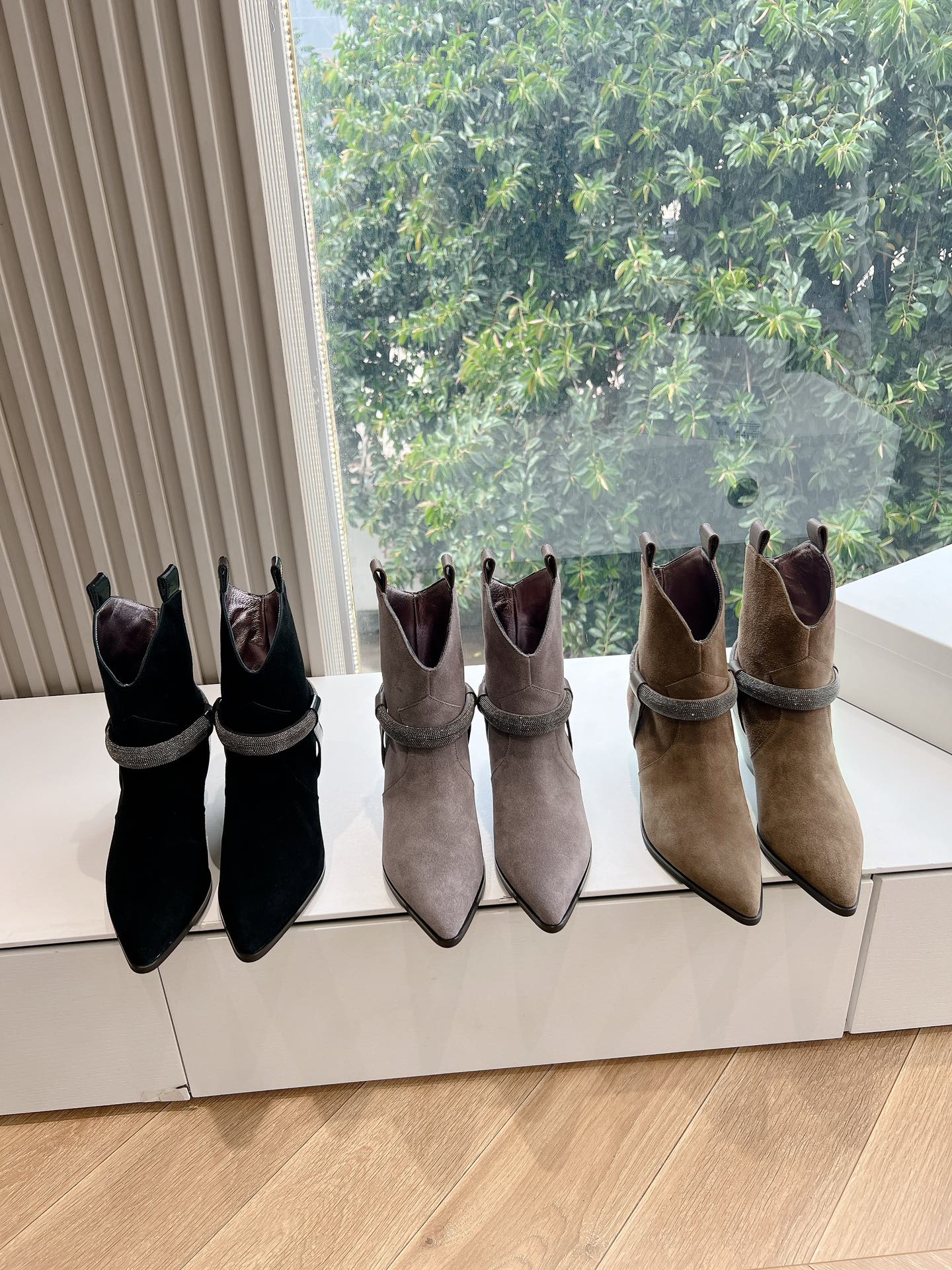 所见即所得G1991代购级别Brunello Cucinelli 24ss 冬季新款切尔西短靴 BC有着原汁原味意大利奢