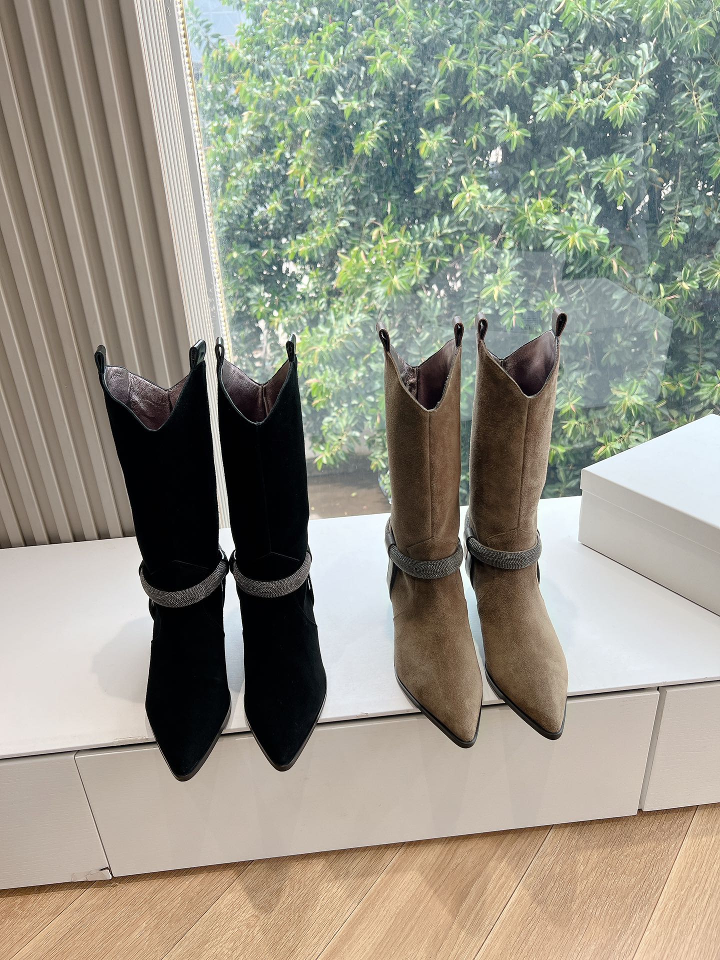 所见即所得G1991代购级别Brunello Cucinelli 24ss 冬季新款切尔西短靴