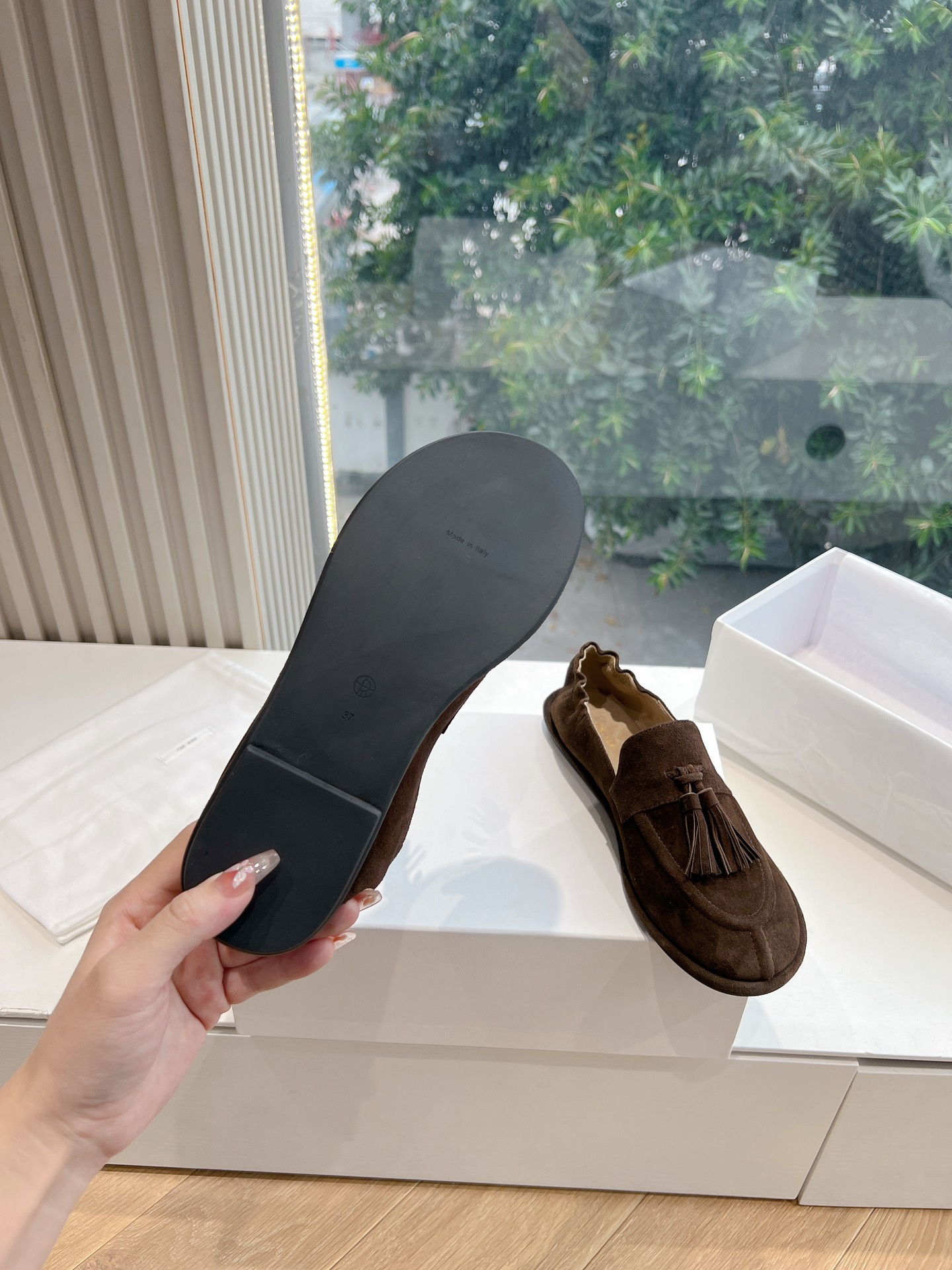 🌾G083代购级别莞厂供应the ro*真皮法式复古方头极简百搭平底乐福鞋这款短靴脚真的是史上我穿过最最