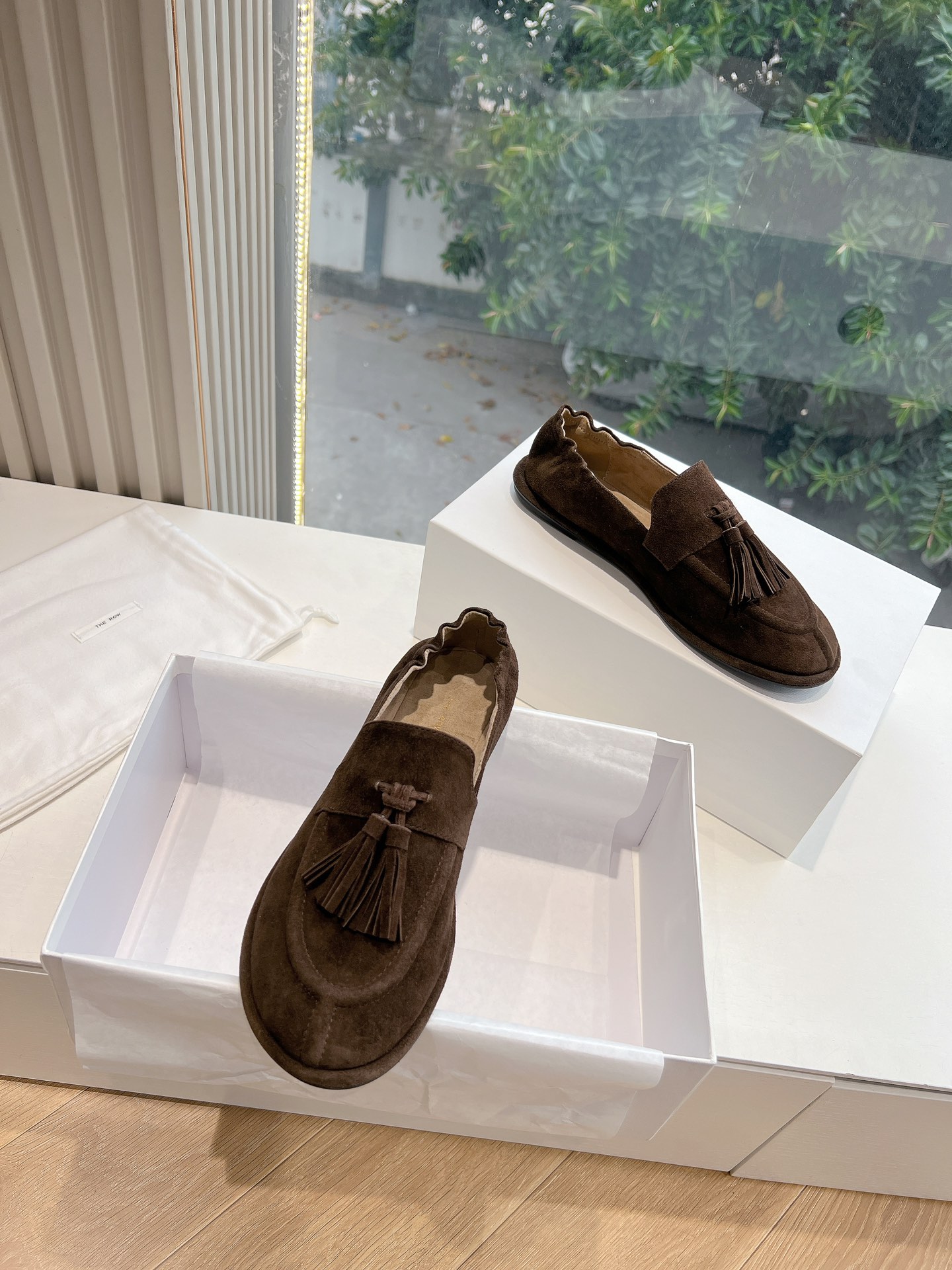 🌾G083代购级别莞厂供应the ro*真皮法式复古方头极简百搭平底乐福鞋这款短靴脚真的是史上我穿过最最