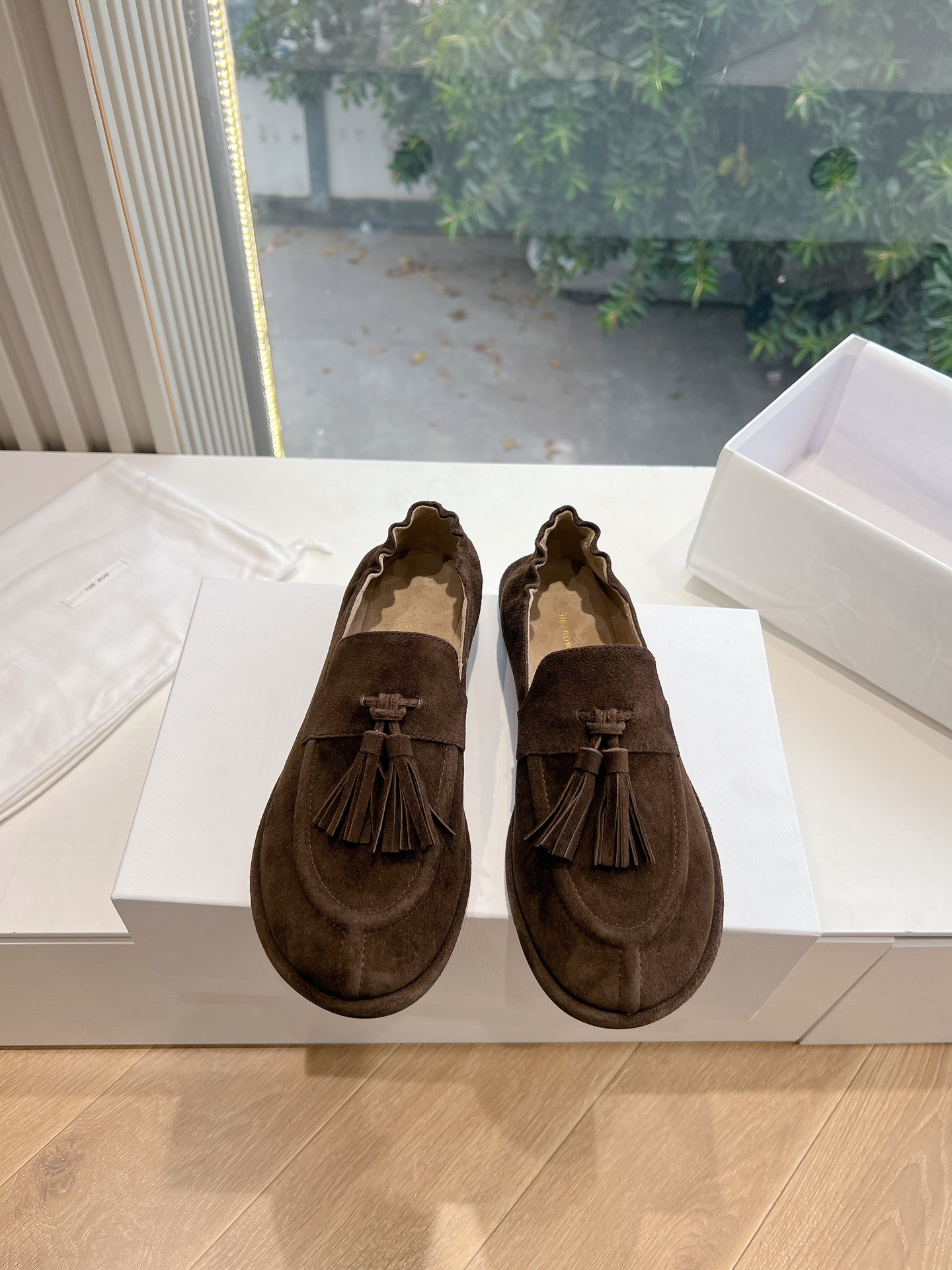 🌾G083代购级别莞厂供应the ro*真皮法式复古方头极简百搭平底乐福鞋这款短靴脚真的是史上我穿过最最