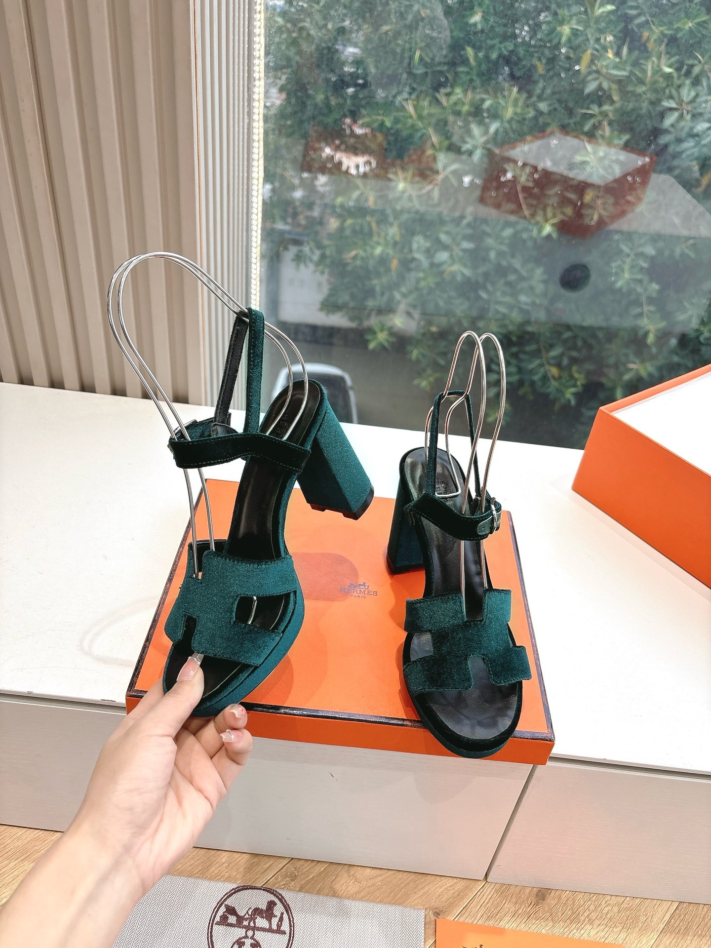 🌾所见即所得G038代购级别所见即所HERMES爱马仕| 2026 𝐬𝐬最新款大H厚底凉鞋经典款踩云脚感