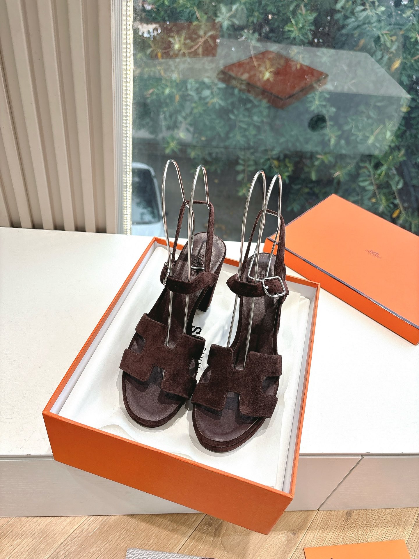 🌾所见即所得G038代购级别所见即所HERMES爱马仕| 2026 𝐬𝐬最新款大H厚底凉鞋经典款踩云脚感