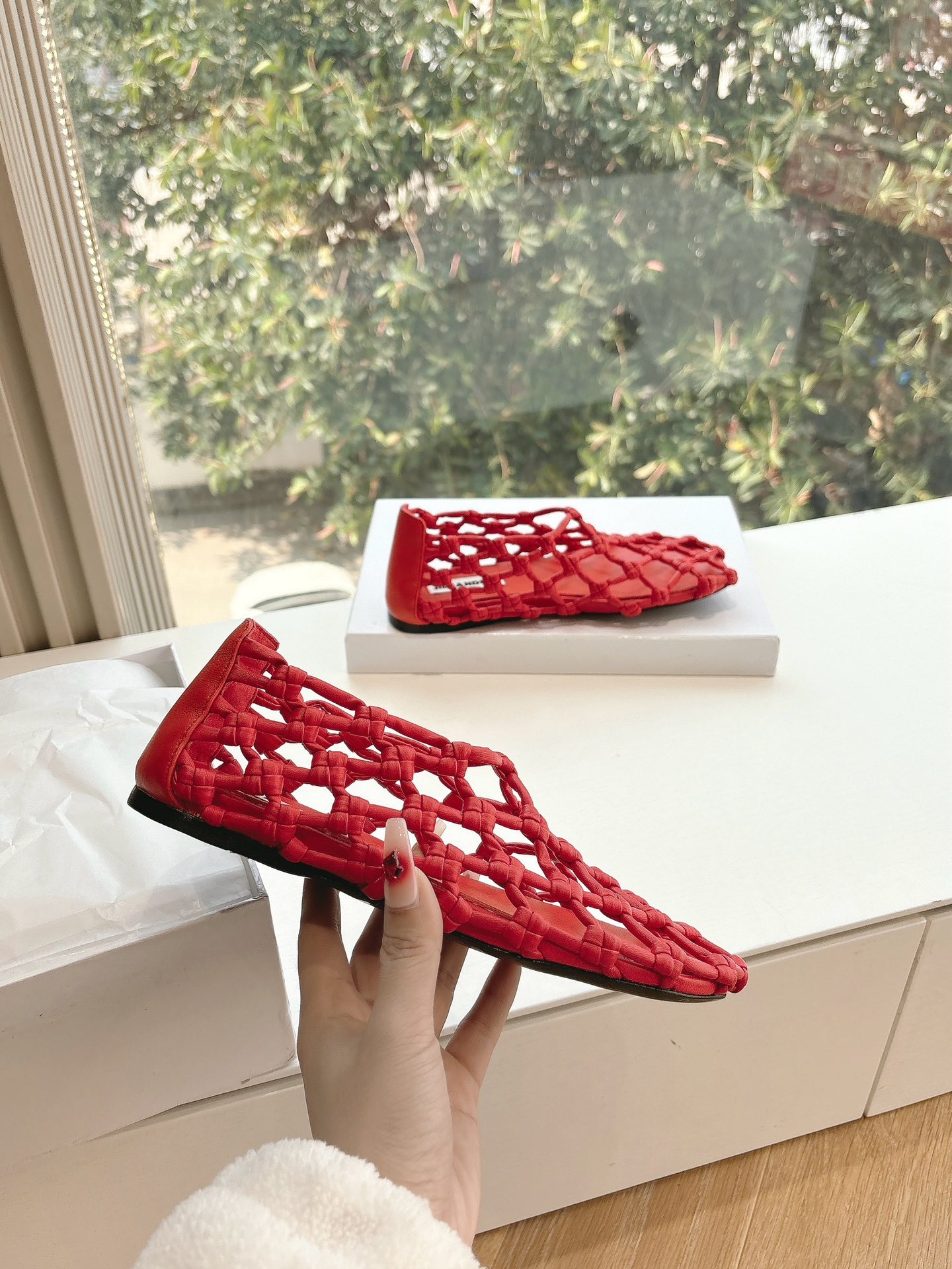 Summer Atmosphere Shoes: Soft Cow Skin, Comfortable Sheep Inside, Real-Skinned Soles. - 图片 3