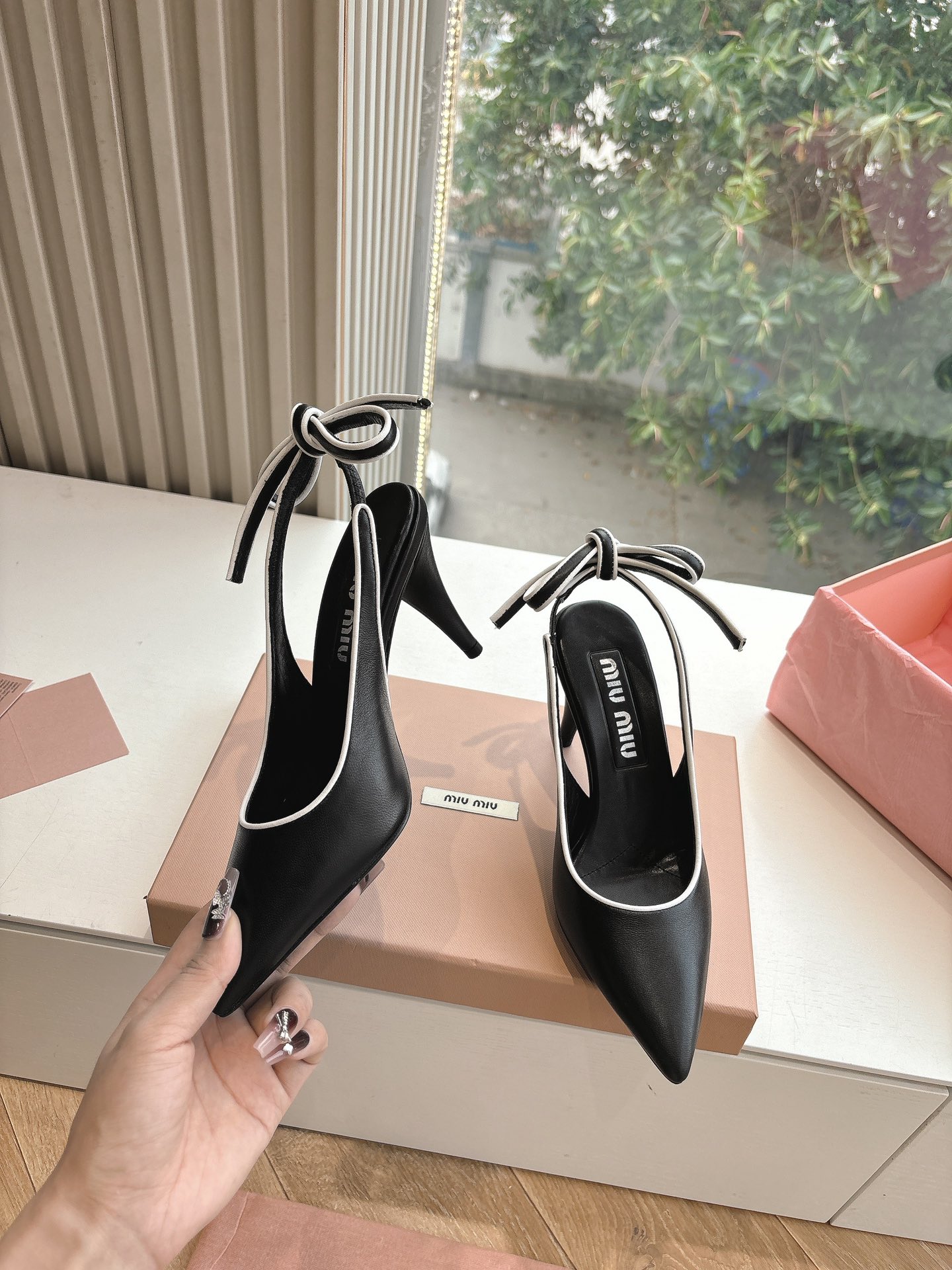 Miu Miu Leather High Heels: Elegant & Comfortable, Sizes 35-39 6 i1745418495 2008 7