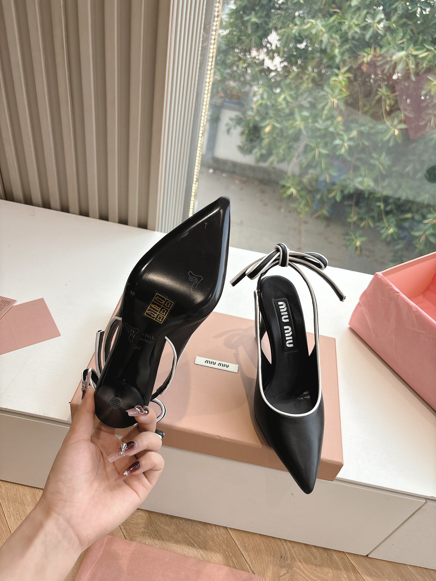 Miu Miu Leather High Heels: Elegant & Comfortable, Sizes 35-39 7 i1745418495 2960 6