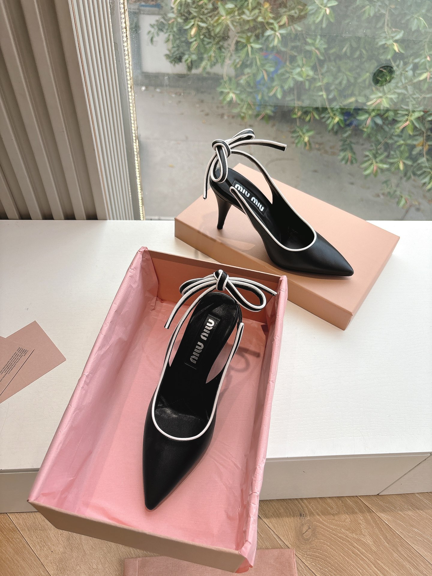 Miu Miu Leather High Heels: Elegant & Comfortable, Sizes 35-39 3 i1745418495 8070 8