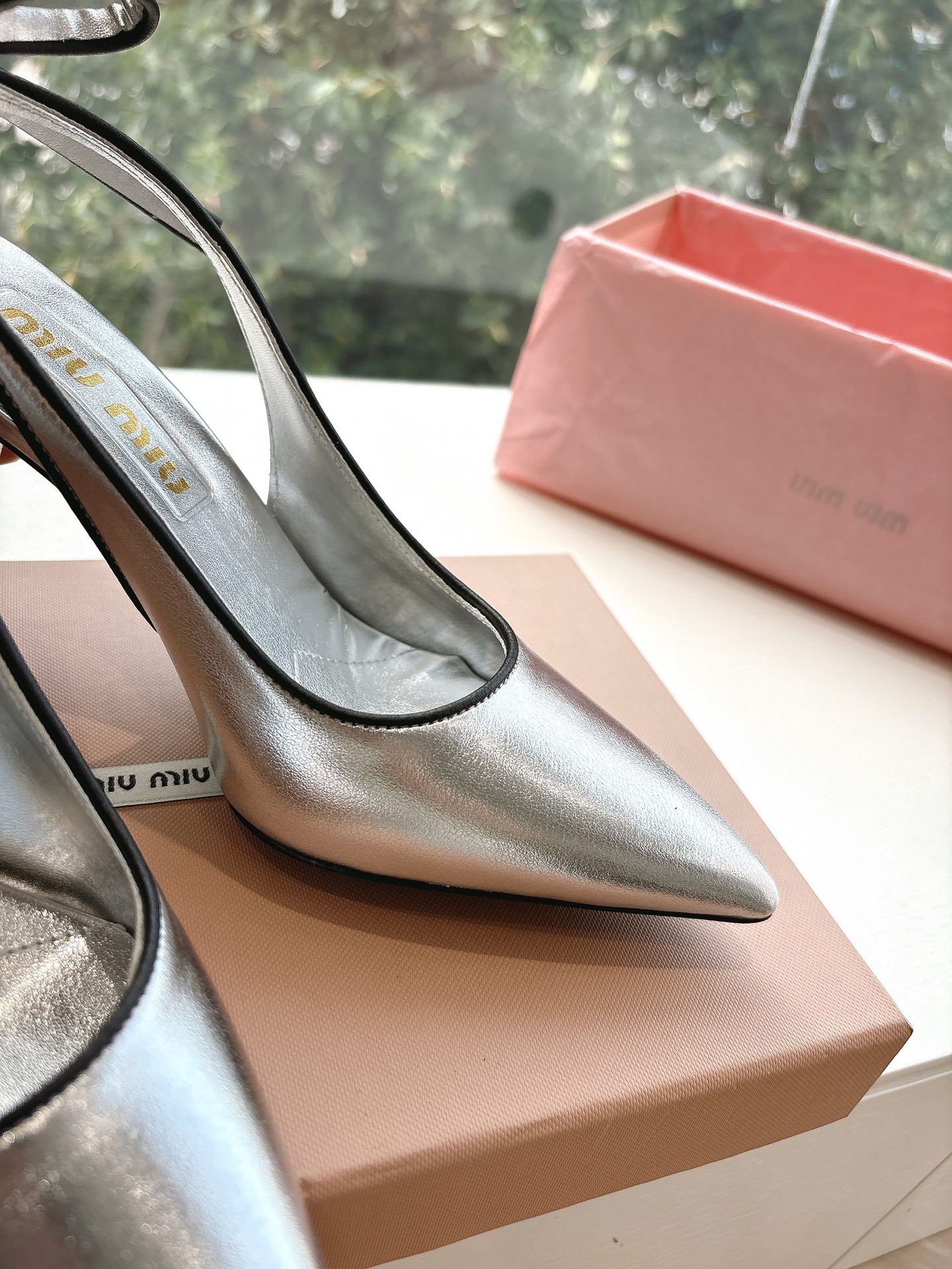 Miu Miu Leather High Heels: Elegant & Comfortable, Size 35-39 9 i1745418538 9391 2