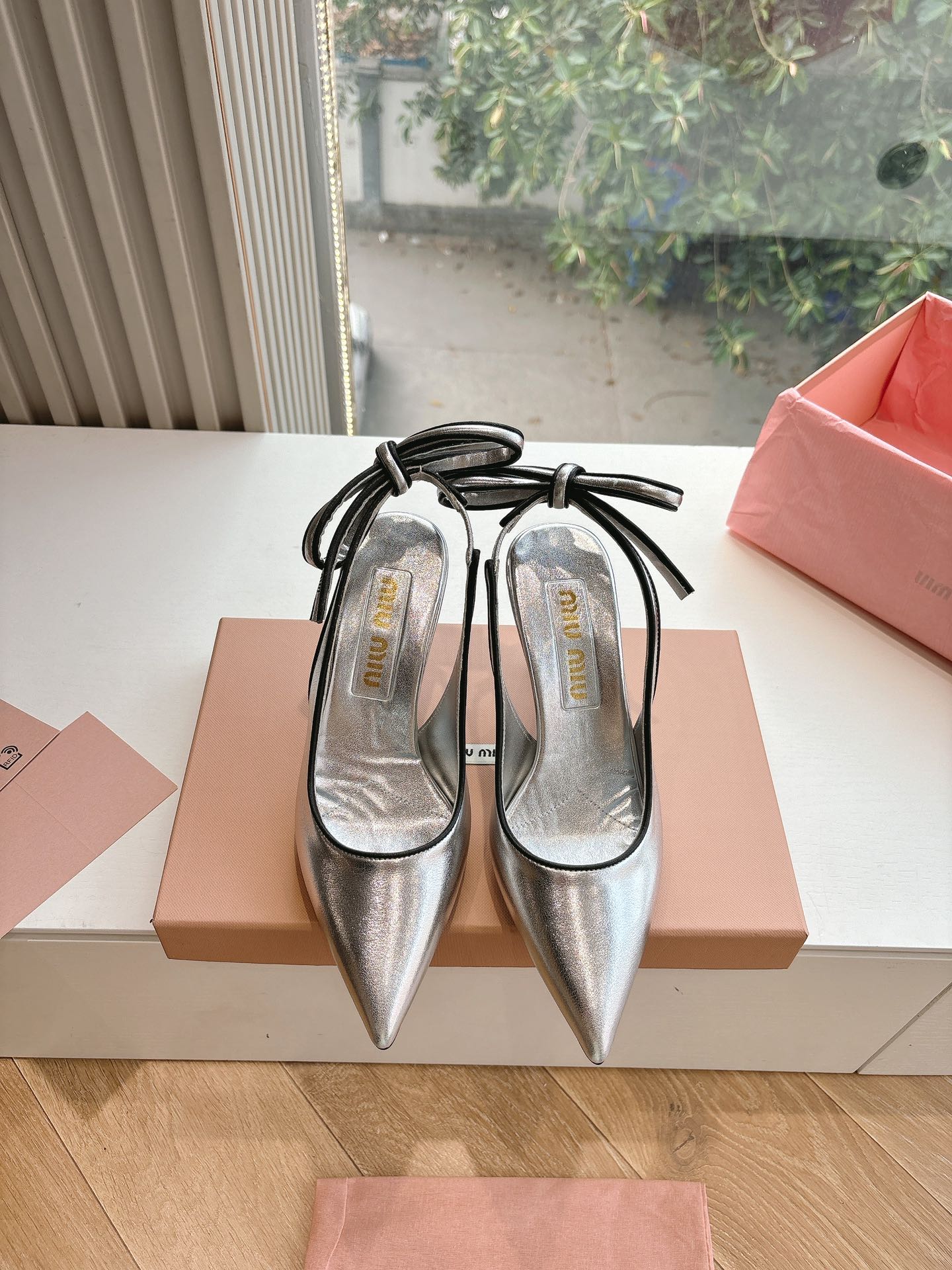 Miu Miu Leather High Heels: Elegant & Comfortable, Size 35-39 5 i1745418539 5532 6