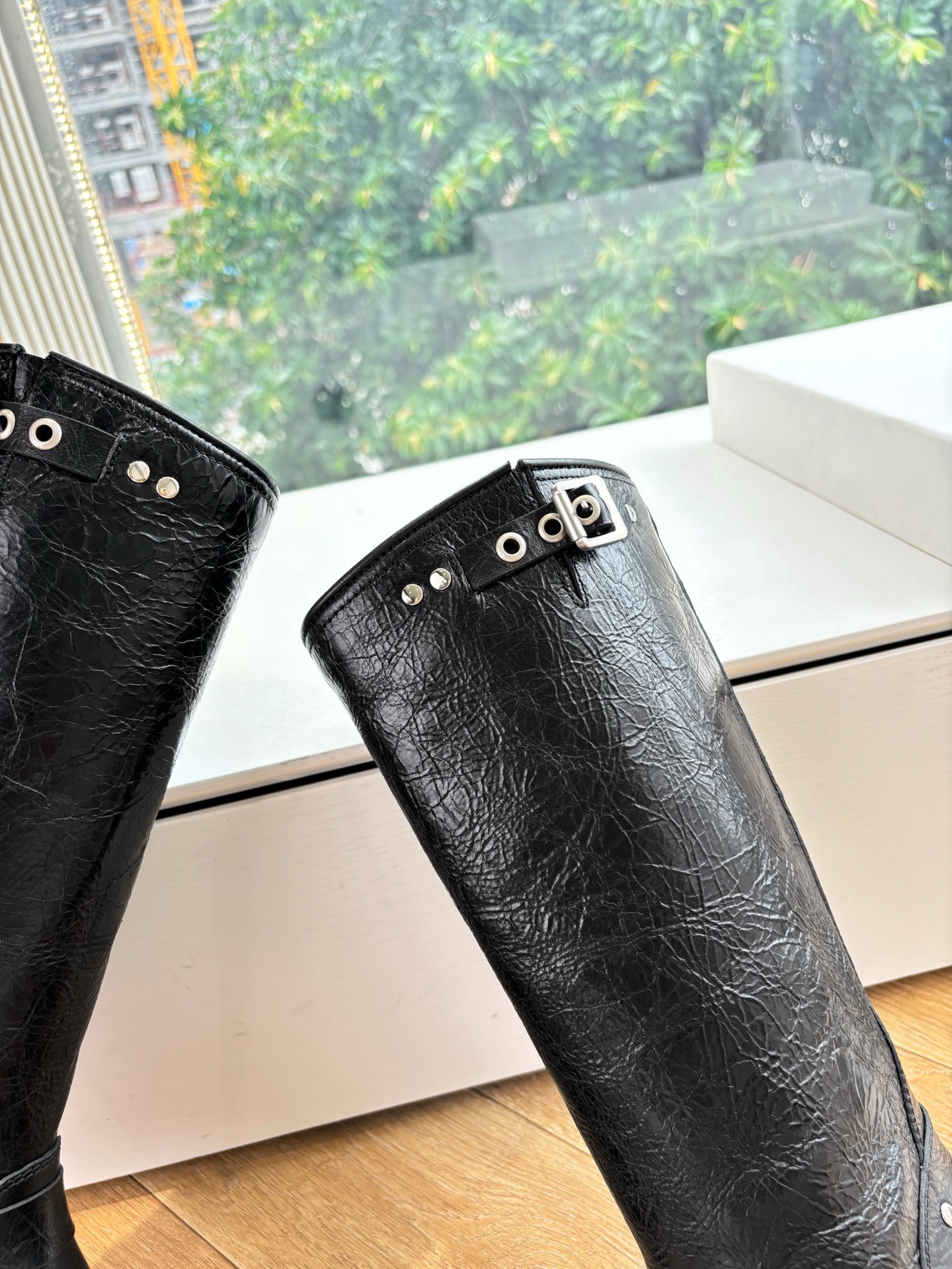 Stylish Western Cowboy Boots 2025: Cowskin Fabric, Rubber Sole, Size 35-39# - 图片 7