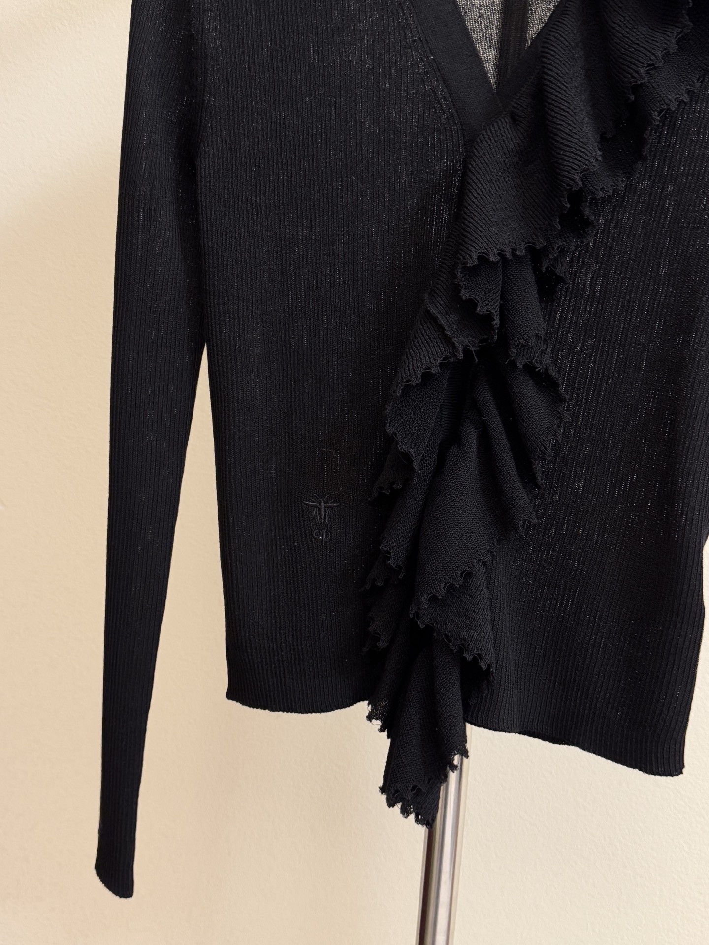 Dior Early Autumn Lace Knit Cardigan with Detachable Buttons - Elegant Style 5 i1755141216273 6860 0 3