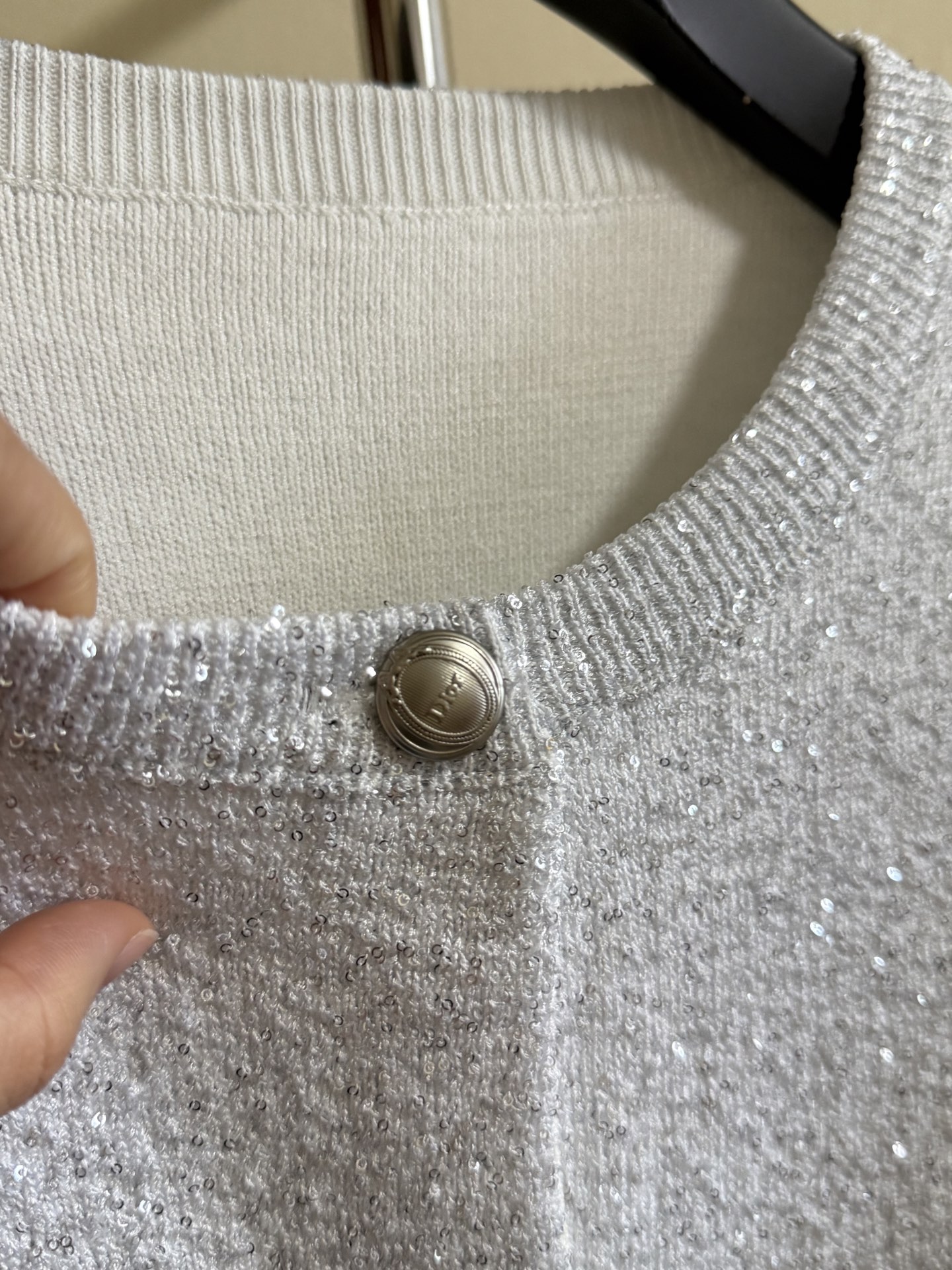 Sparkle Button Cardigan