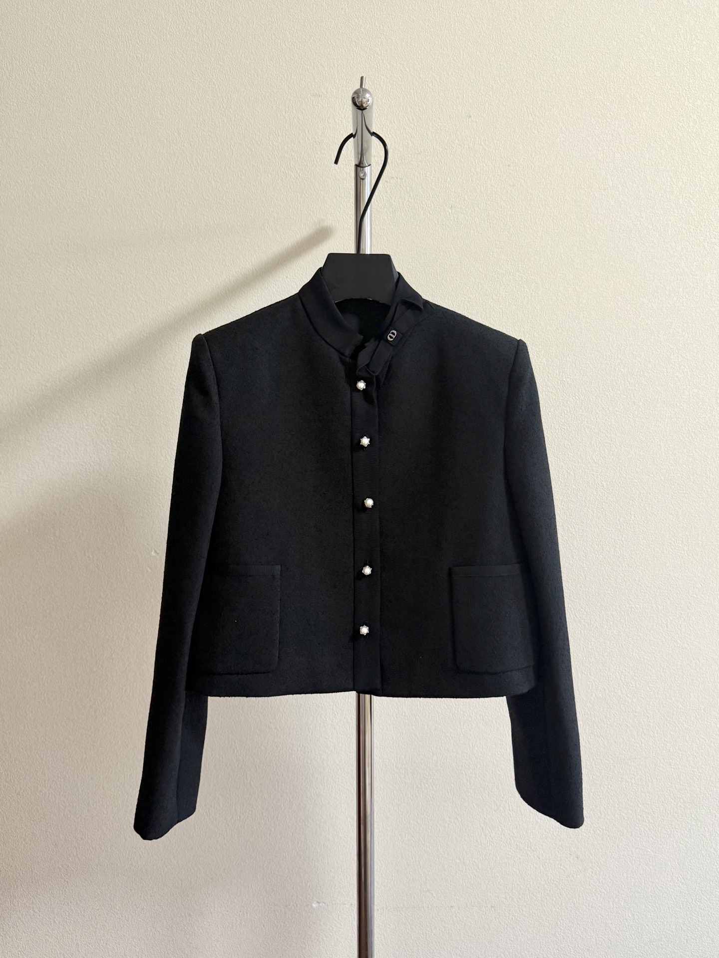 Dior Black Button Front Jacket