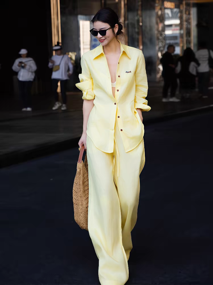 High-Quality Female Summer Suit and Linen Shirt Support for Jane - 图片 3