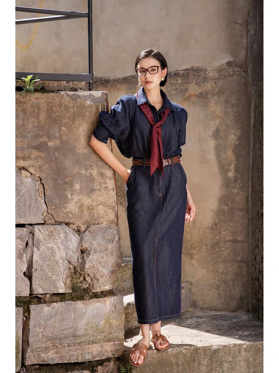 High-Quality Women’s Suit with Ces, Original One-to-One Cowboy Dress Recommendation - 图片 3