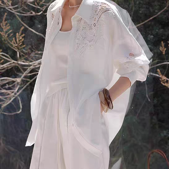 High-Quality Women’s Flax Suit with New Explosive Design and Long Sleeves 2025 - 图片 1