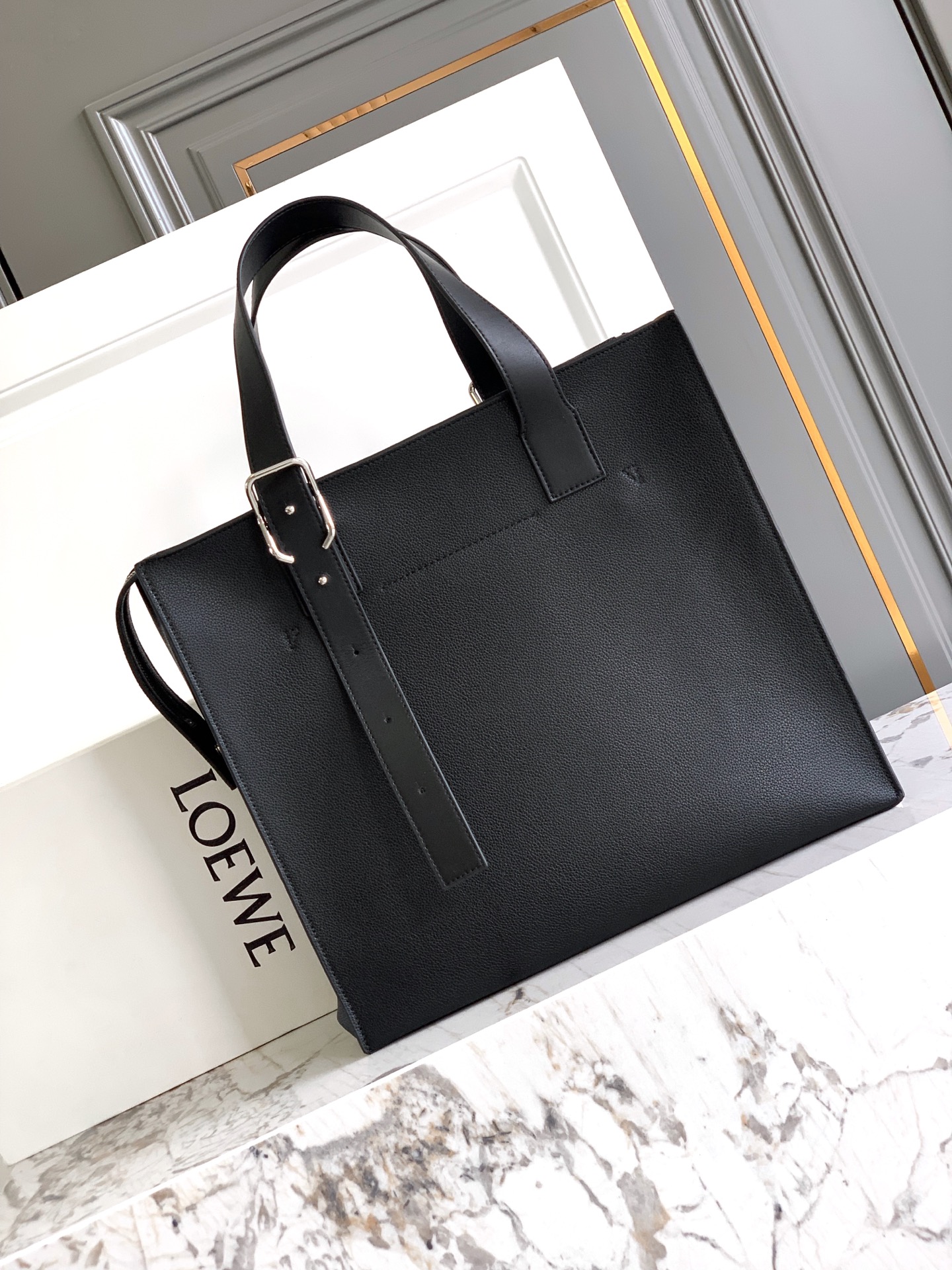 Loewe Loewe Buckle Tote手袋 黑色