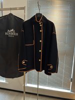 Hermes Clothing Coats & Jackets Gold Hardware Cashmere
