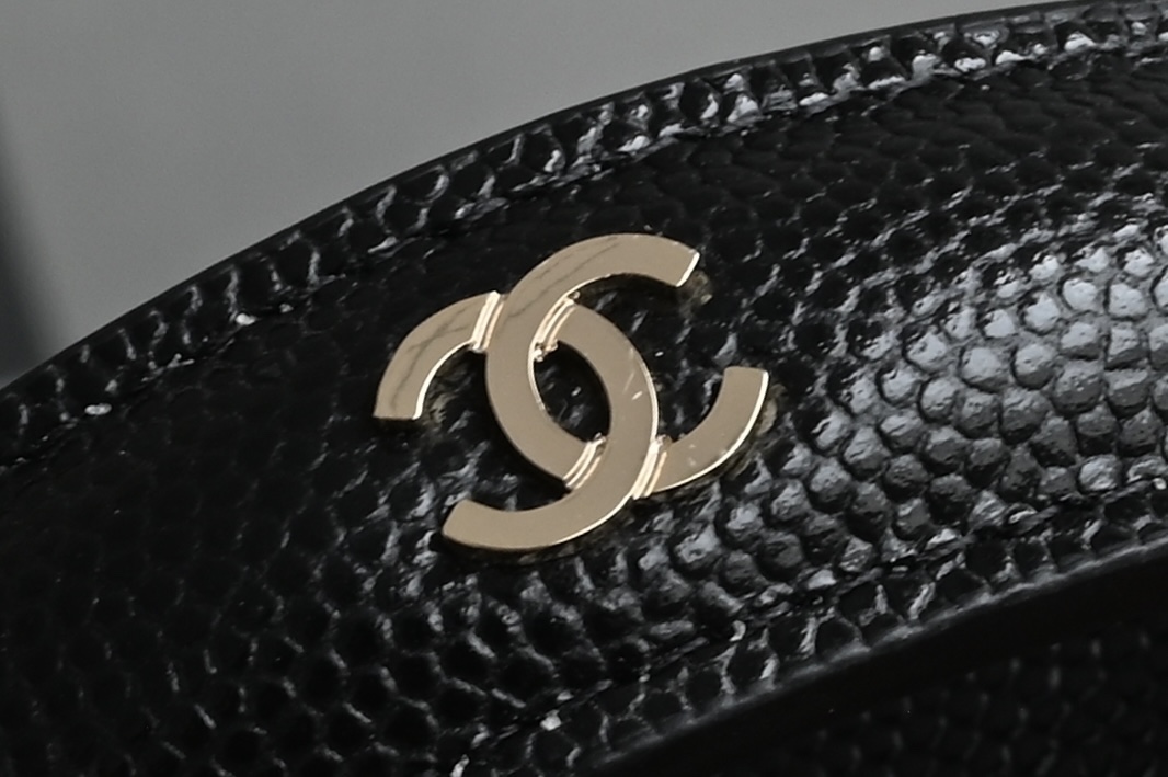 白金版▪️正品级 包装如图全新到货🆕𝗖𝗵𝗮𝗻𝗲𝟭 𝟮𝟱𝗖早春LP手提化妆盒子包 黑色♥ 专柜售价2670