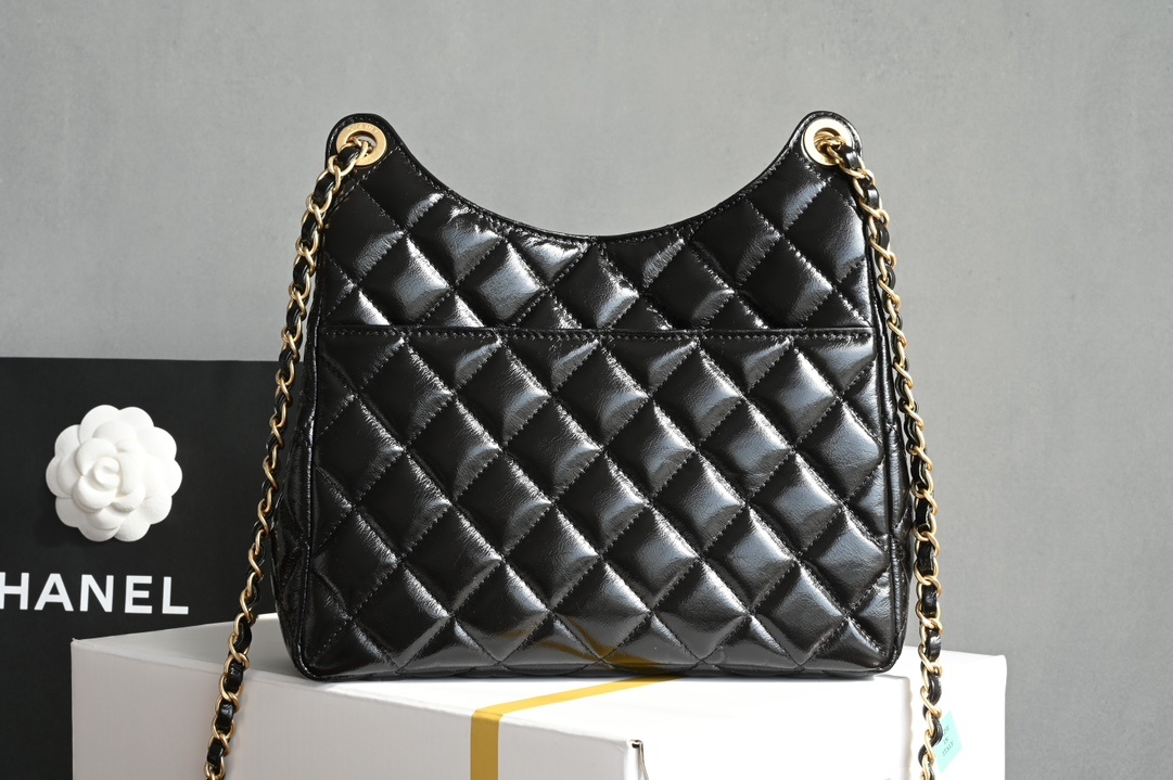 白金版▪️正品级 包装如图新品发售🆕𝒄𝒉𝒂𝒏𝒆𝒍 23𝐁天猫精灵 𝒉𝒐𝒃𝒐流浪包 中号黑色 𝟸𝟹𝐁 𝚑𝚘