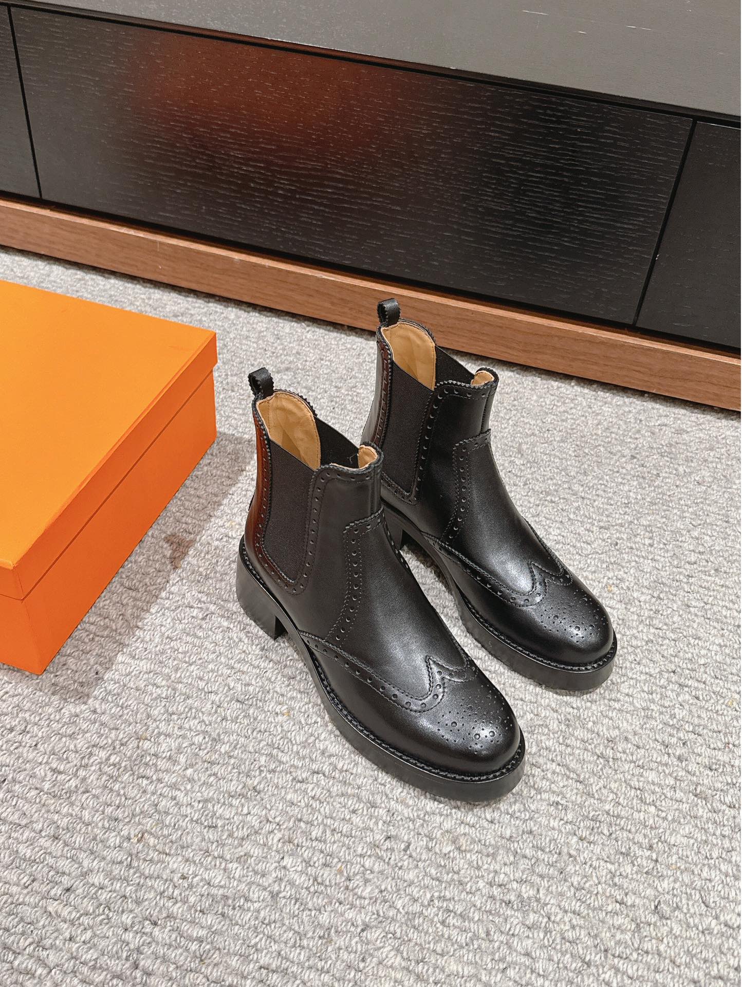 Hermes Short Boots Cowhide Fall/Winter Collection