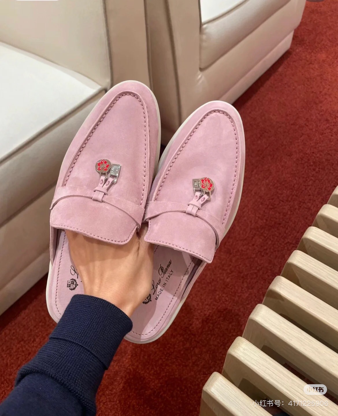 🌾G219专柜原单品质所见即所得Loro Pian*经典爆款出品lp顶级版本 英伦流苏平底乐福鞋原来这就