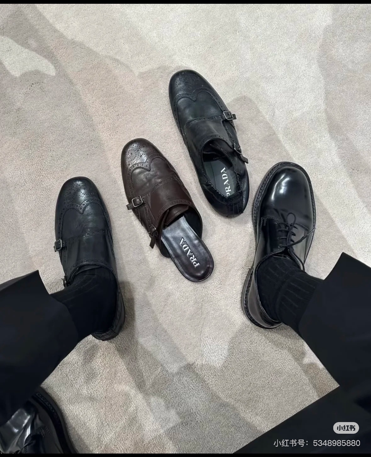 NO:235308,rada25AW leather shoes, semi-trailer, prada19860909rada25AW蒪底鞋,半拖,prada,Women's Shoes