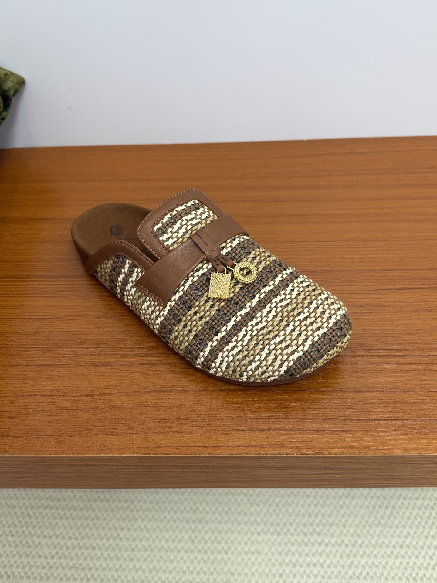 Loro Piana Women's Woven Leather-Trimmed Mules, Stylish and Comfortable 3 i1750227071692 1160 0 1