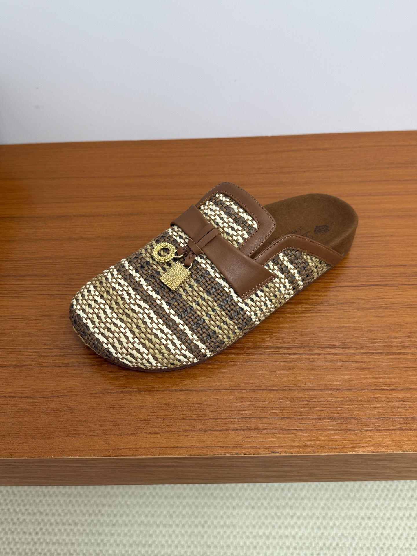 Loro Piana Women's Woven Leather-Trimmed Mules, Stylish and Comfortable 4 i1750227073181 7983 0 2