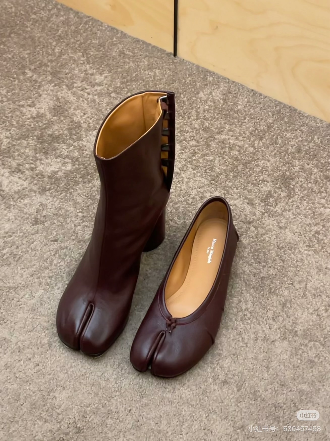 NO:494308,|| Magila series split-toe short boots, boot split-toe shoes, masion margiela, boots19860909|| 马吉拉系列分趾短靴新品,靴子分趾鞋,masion margiela,boots,Women's Shoes