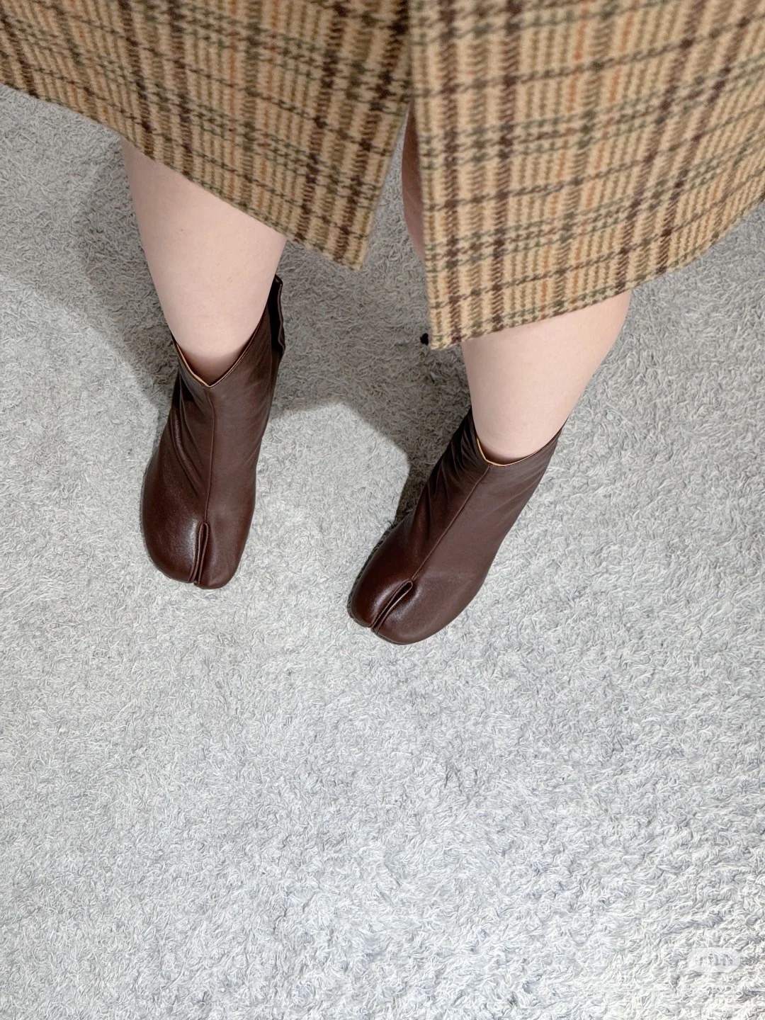 NO:494312,Blogger's dressing demonstration-, boots split-toe shoes, boots19860909博主穿搭示范-,靴子分趾鞋,boots,Women's Shoes