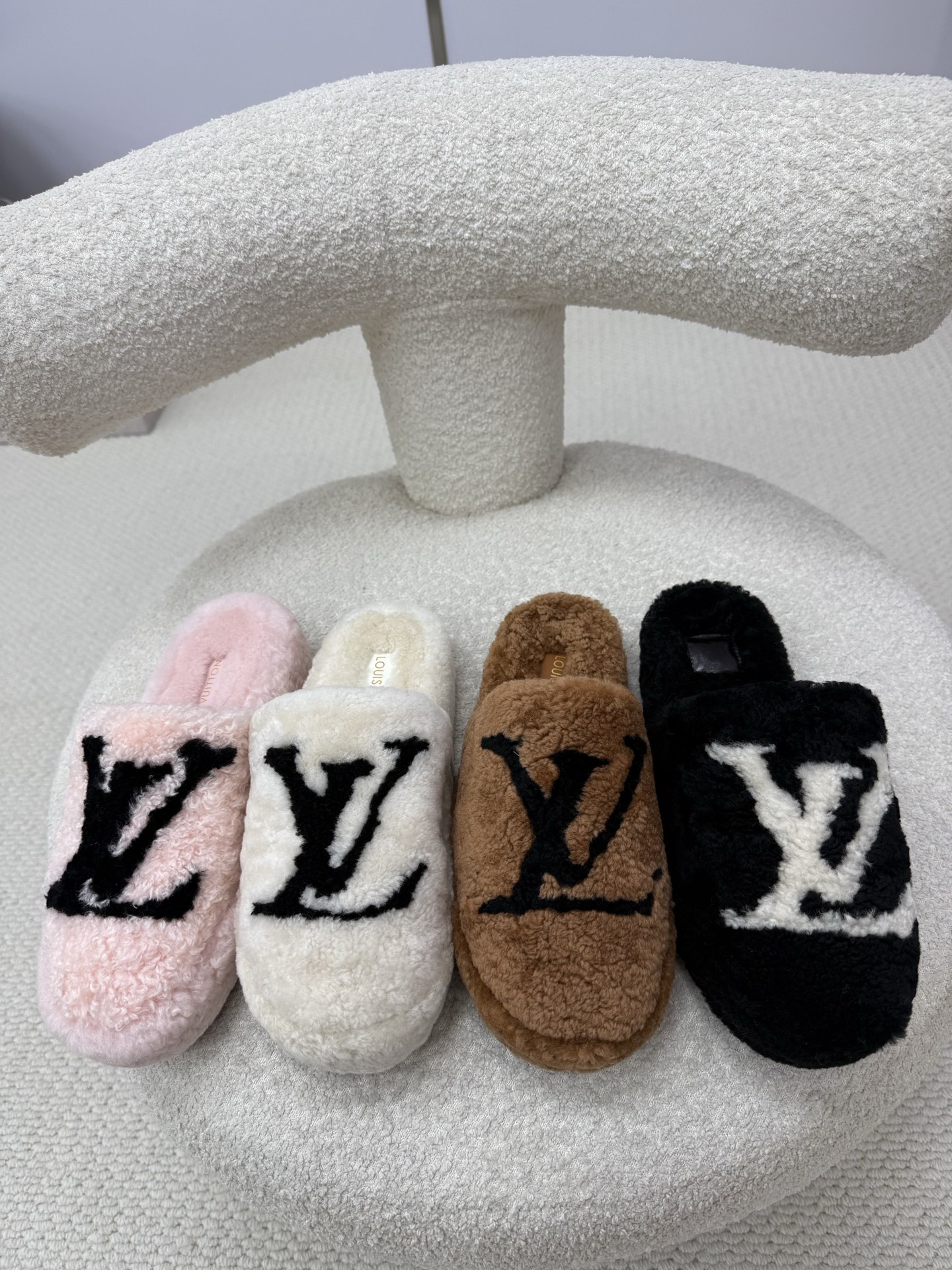 NO:489853,Place a monochrome card 35-41, semi-dragged fur shoes19860909下单色卡35-41,半拖毛毛鞋,Women's Shoes