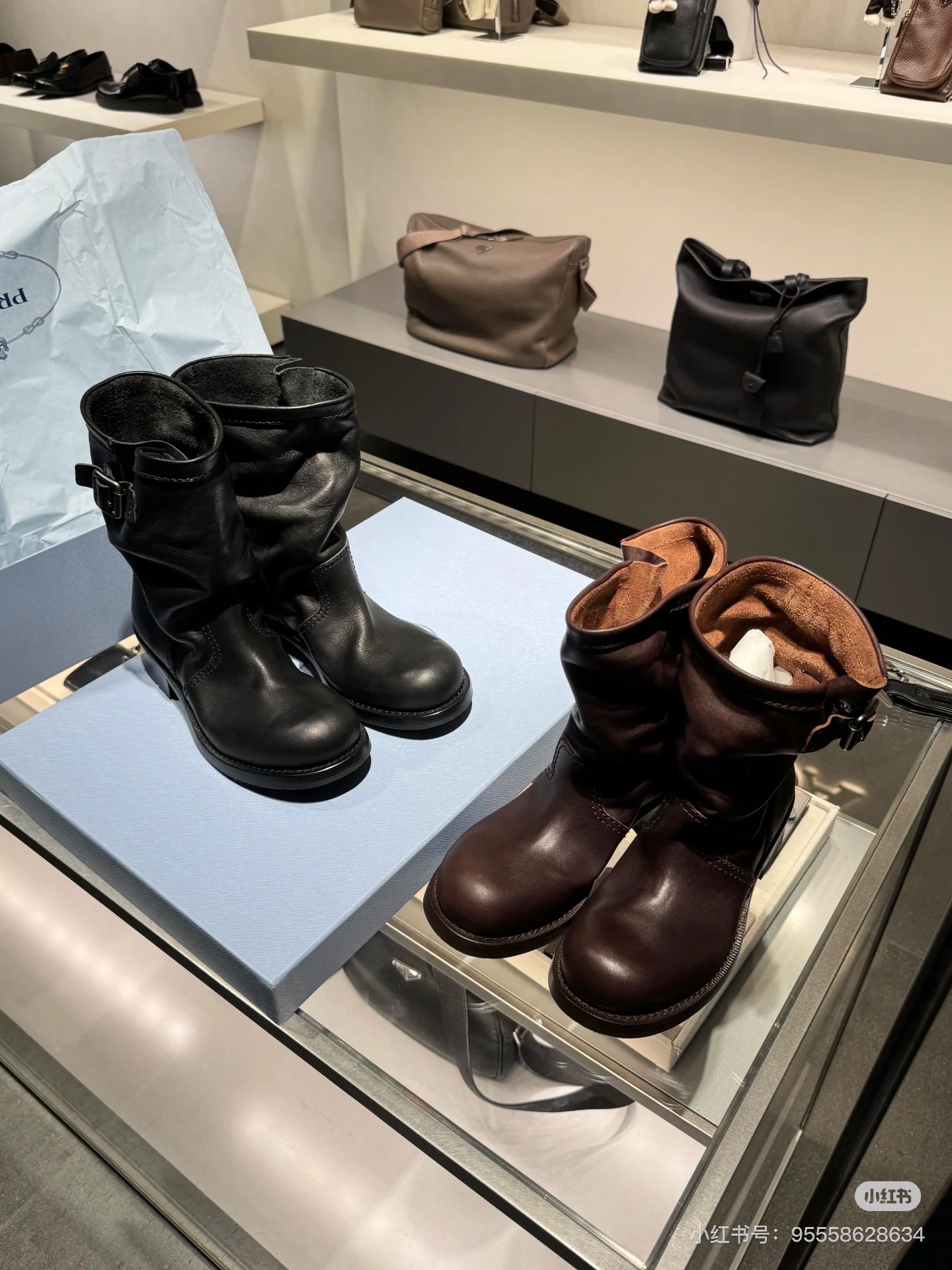 NO:489760,rada｜25 new short boots, boots, prada, boots19860909rada｜25新款短靴,靴子,prada,boots,Women's Shoes