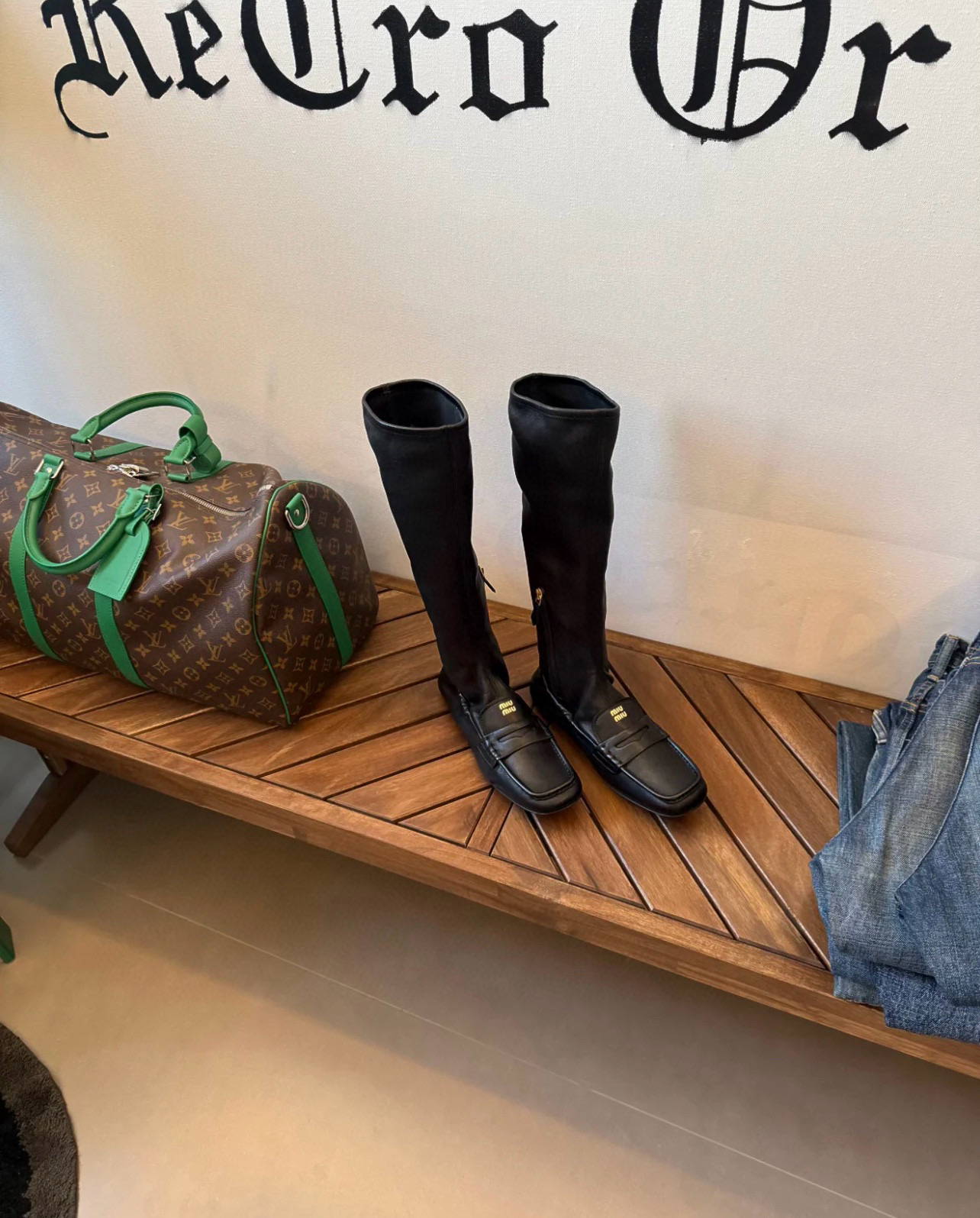 NO:494170,||Miao Miu's new autumn and winter boots, boots, boots19860909|| 缪缪 秋冬新款长靴,靴子,boots,Women's Shoes