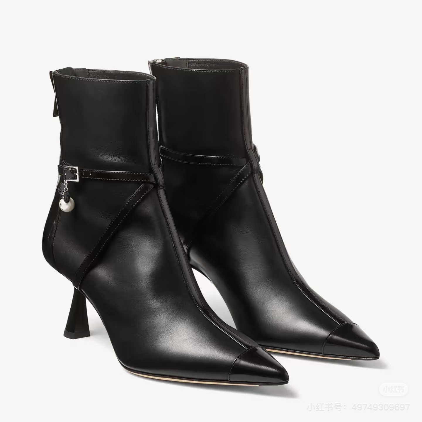 NO:545697,JC｜High-heeled boots, boots, boots19860909JC｜尖头高跟短靴,靴子,boots,Women's Shoes