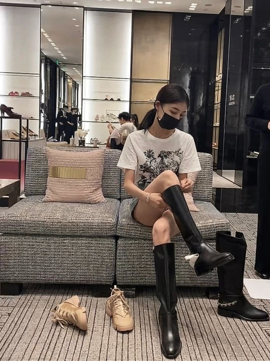 NO:594304,Blogger's matching demonstration - boots, boots19860909博主搭配示范-,靴子,boots,Women's Shoes
