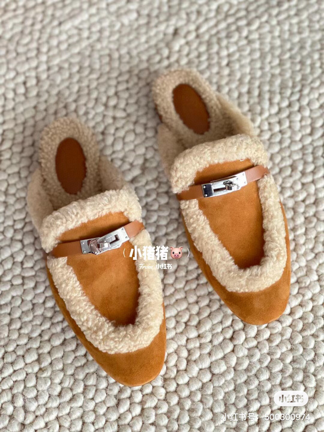 NO:616404,HERMES｜Kelly half-flop, half-flop furry shoes,hermes19860909HERMES｜Kelly半拖,半拖毛毛鞋,hermes,Women's Shoes