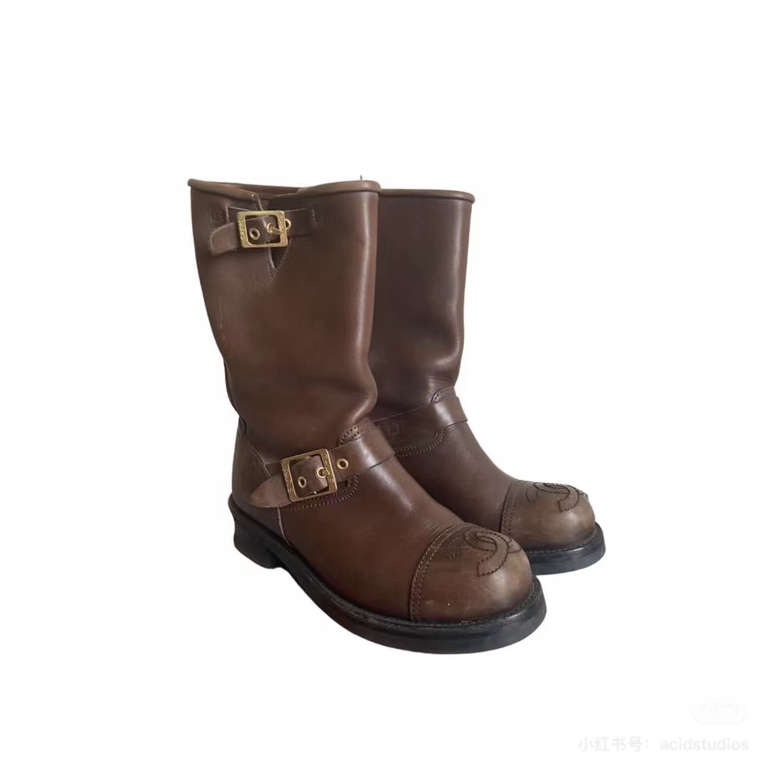 NO:628753,CHANEL | Medieval knight boots, boots, chanel, boots19860909CHANEL｜中古骑士靴,靴子,chanel,boots,Women's Shoes