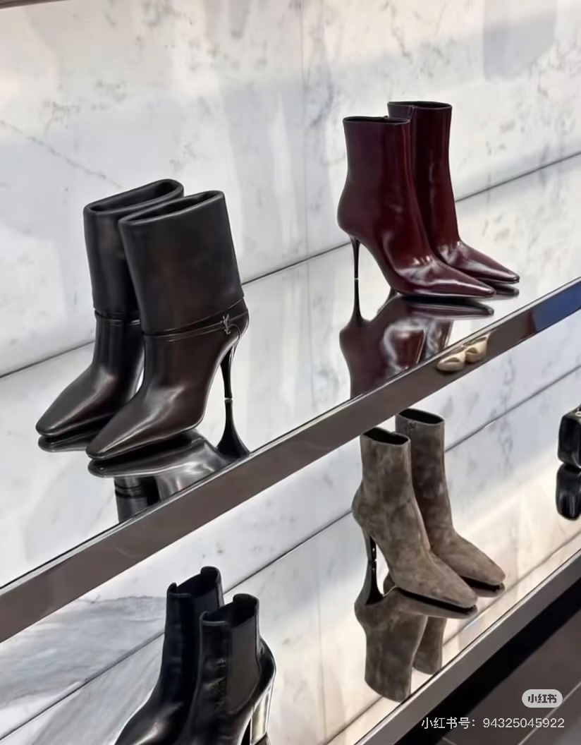 NO:646960,YSL｜25fw high heel pointed toe boots,boots,saint laurent,boots19860909YSL｜25fw高跟尖头靴,靴子,saint laurent,boots,Women's Shoes