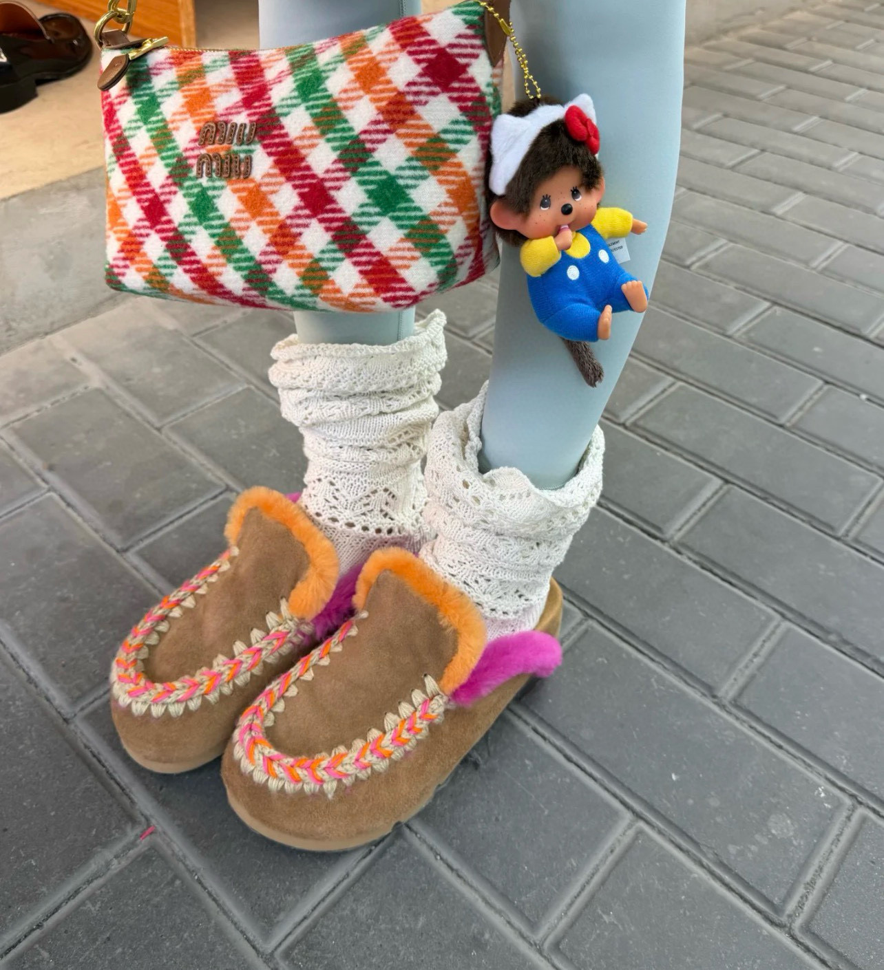 NO:668828,MOU｜Lazy half-carrying, half-flop furry shoes19860909MOU｜慵懒半托,半拖毛毛鞋,Women's Shoes