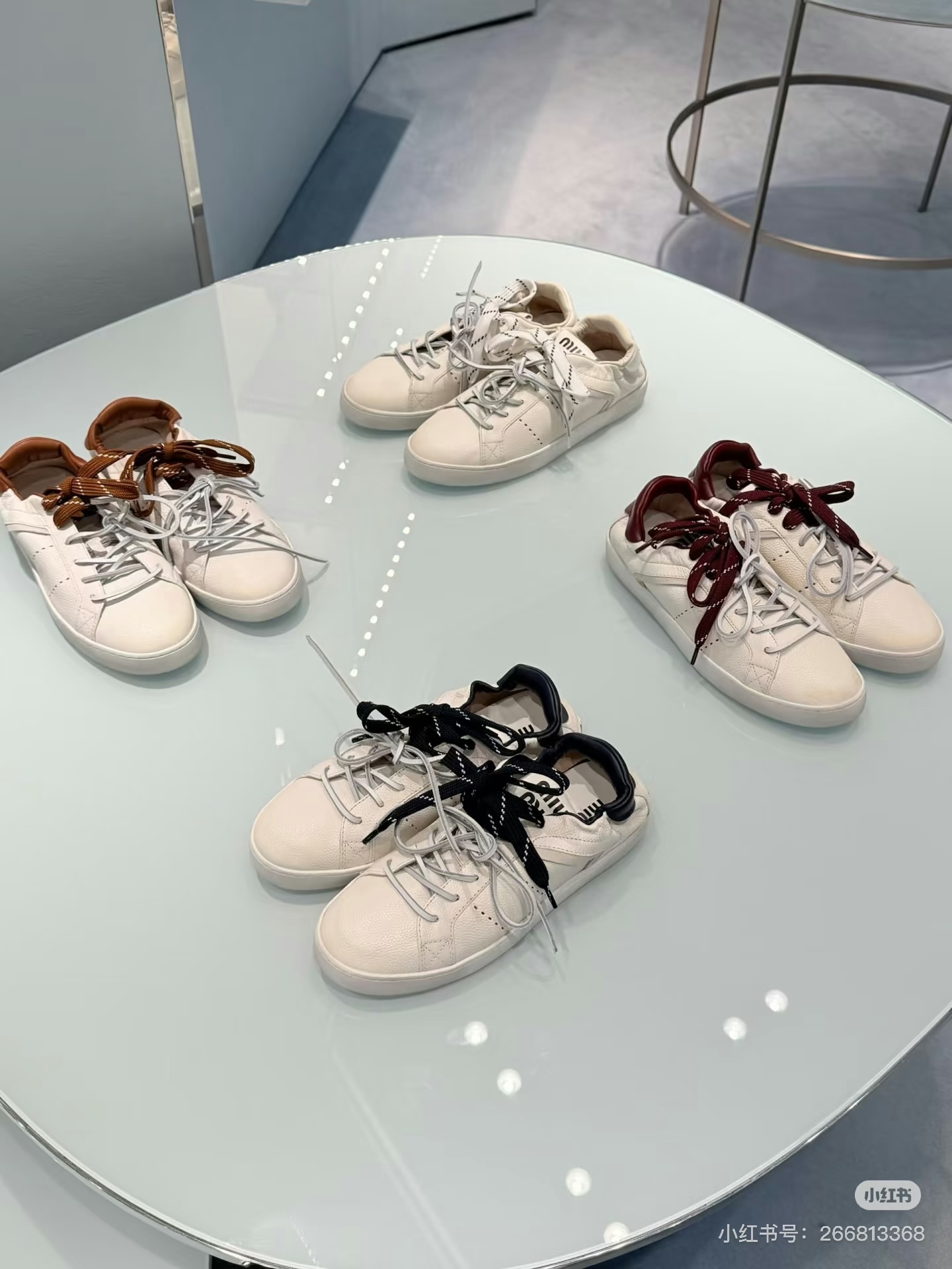 NO:759006,MiuMiu ｜College-style casual shoes, casual shoes/sneakers, miumiu, sneakers19860909MiuMiu ｜学院风休闲鞋,休闲鞋/运动鞋,miumiu,sneakers,Women's Shoes
