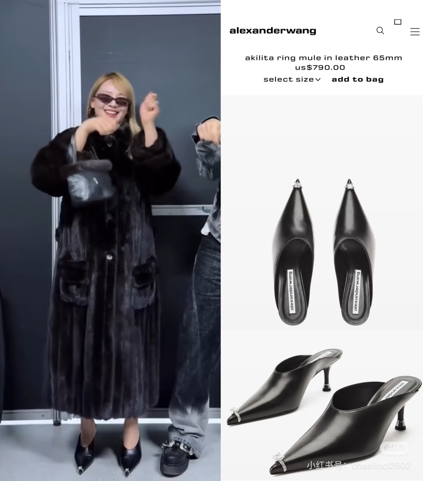 NO:789453,alexanderwang｜Show style A explosive artifact with BGM, full of aura when worn, half-drag high heels, high heels19860909alexanderwang｜秀款 自带bgm的炸场神器,穿上气场十足,半拖高跟鞋,high heels,Women's Shoes