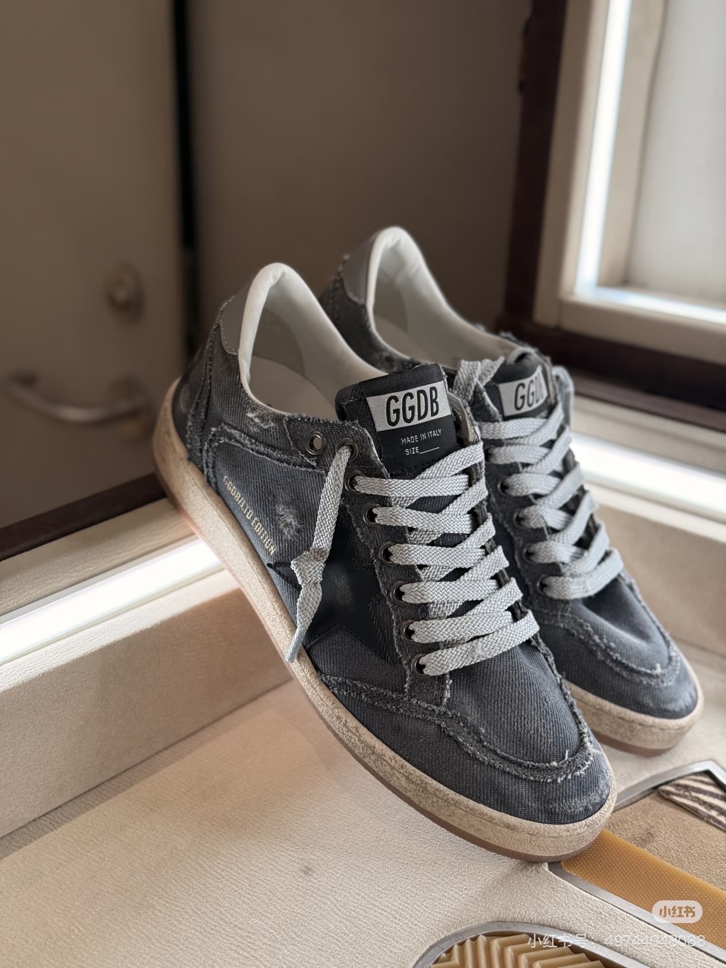 NO:882107,GGDB gray-tone denim Ballstar puts retro style on your feet with effortless fashion~, casual shoes/sports shoes, sneakers19860909GGDB灰调牛仔Ballstar 把复古穿在脚上不费力的时髦感～,休闲鞋/运动鞋,sneakers,Women's Shoes