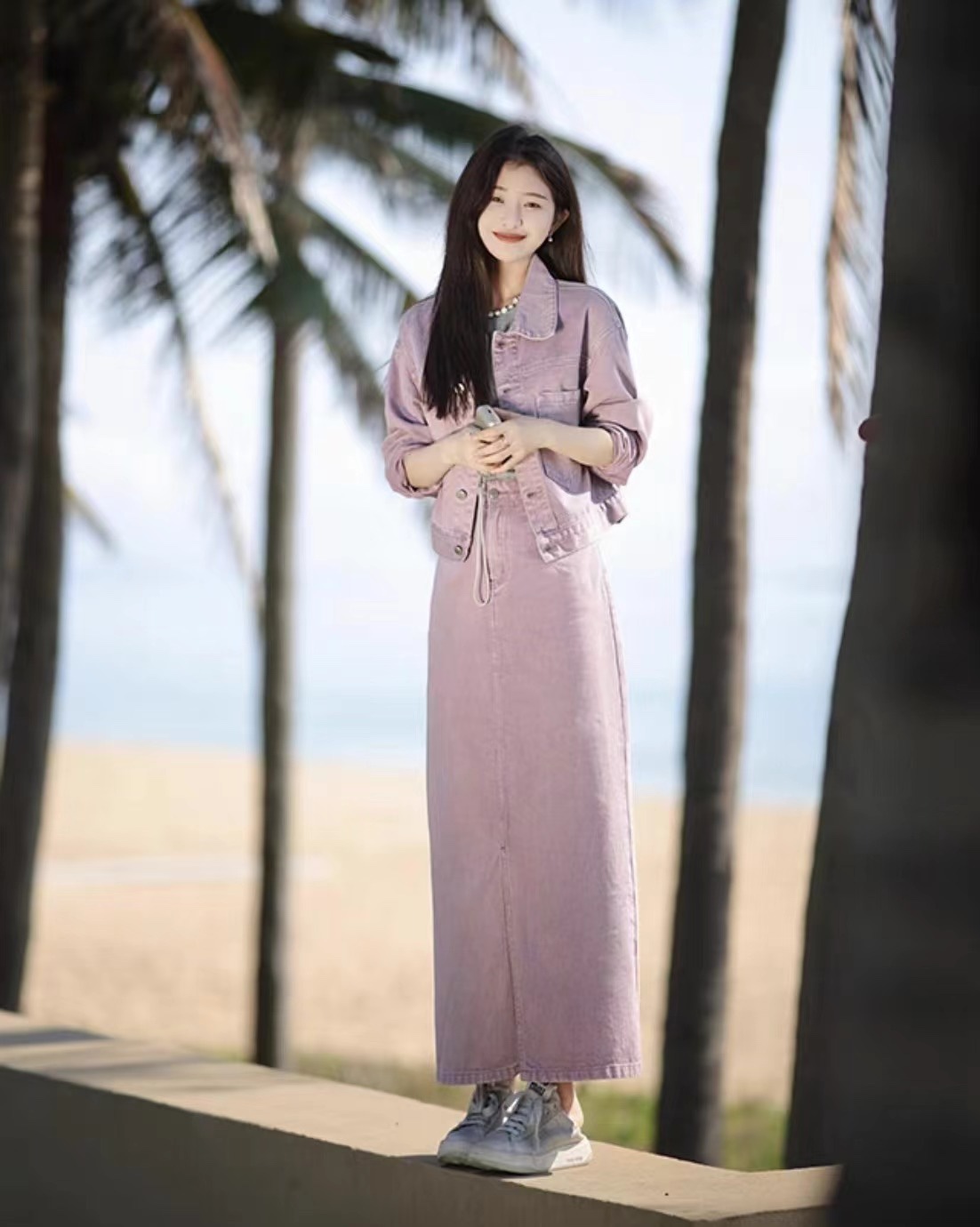 Fashionable Female Suit with Acne Treatment, Versatile for Various Sizes and Styles - 图片 3