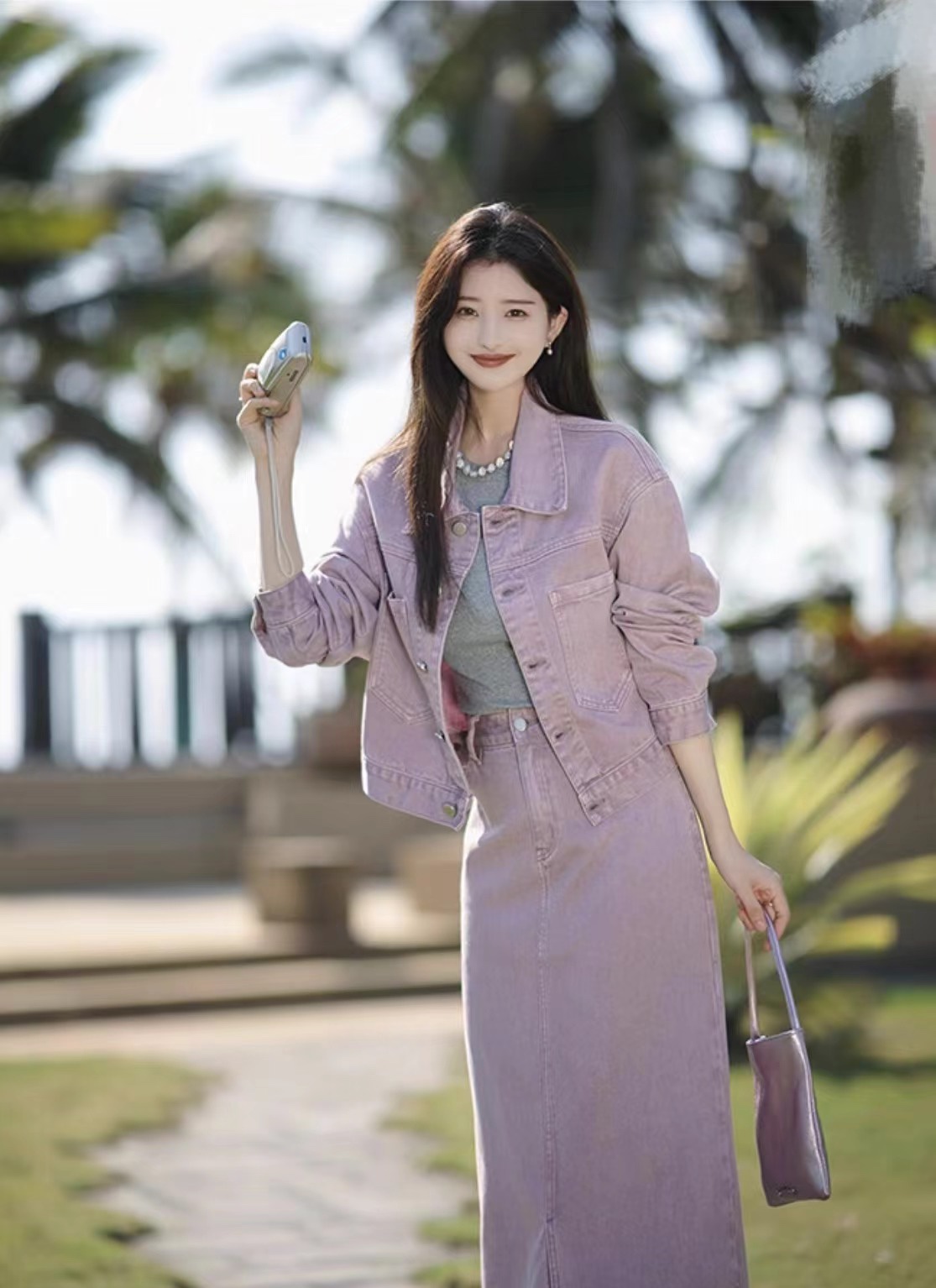 Fashionable Female Suit with Acne Treatment, Versatile for Various Sizes and Styles - 图片 7